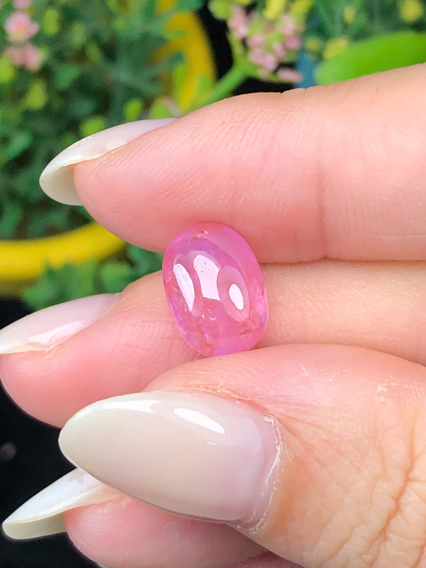 Natural pink Sapphire Cacbochon Luc Yen 3,71ct - 031212HG