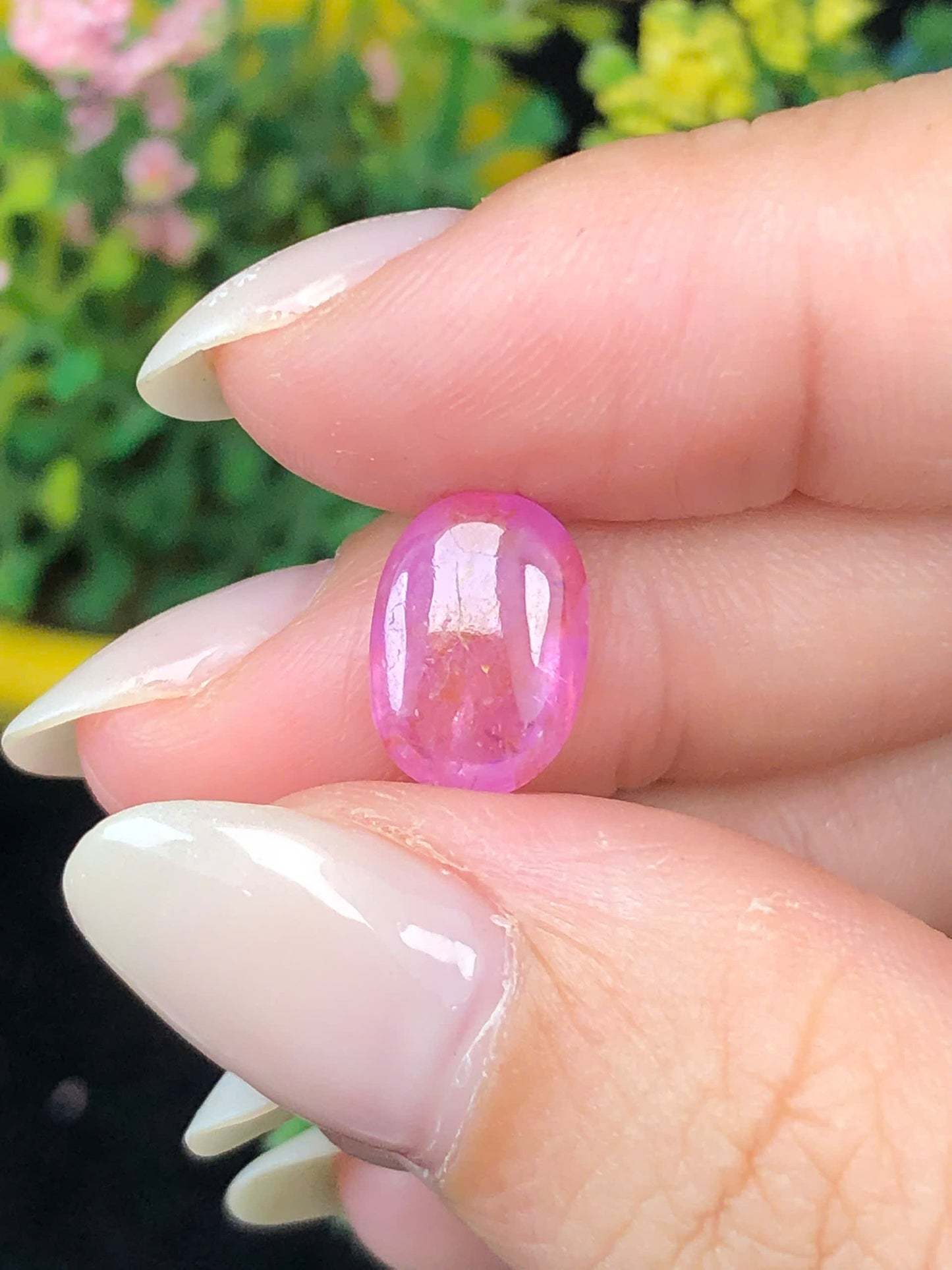 Natural pink Sapphire Cacbochon Luc Yen 3,71ct - 031212HG