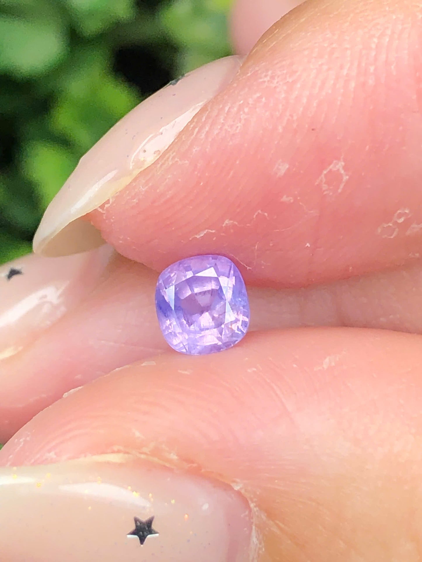Natural silky lavender sapphire 0,51ct _010518HG