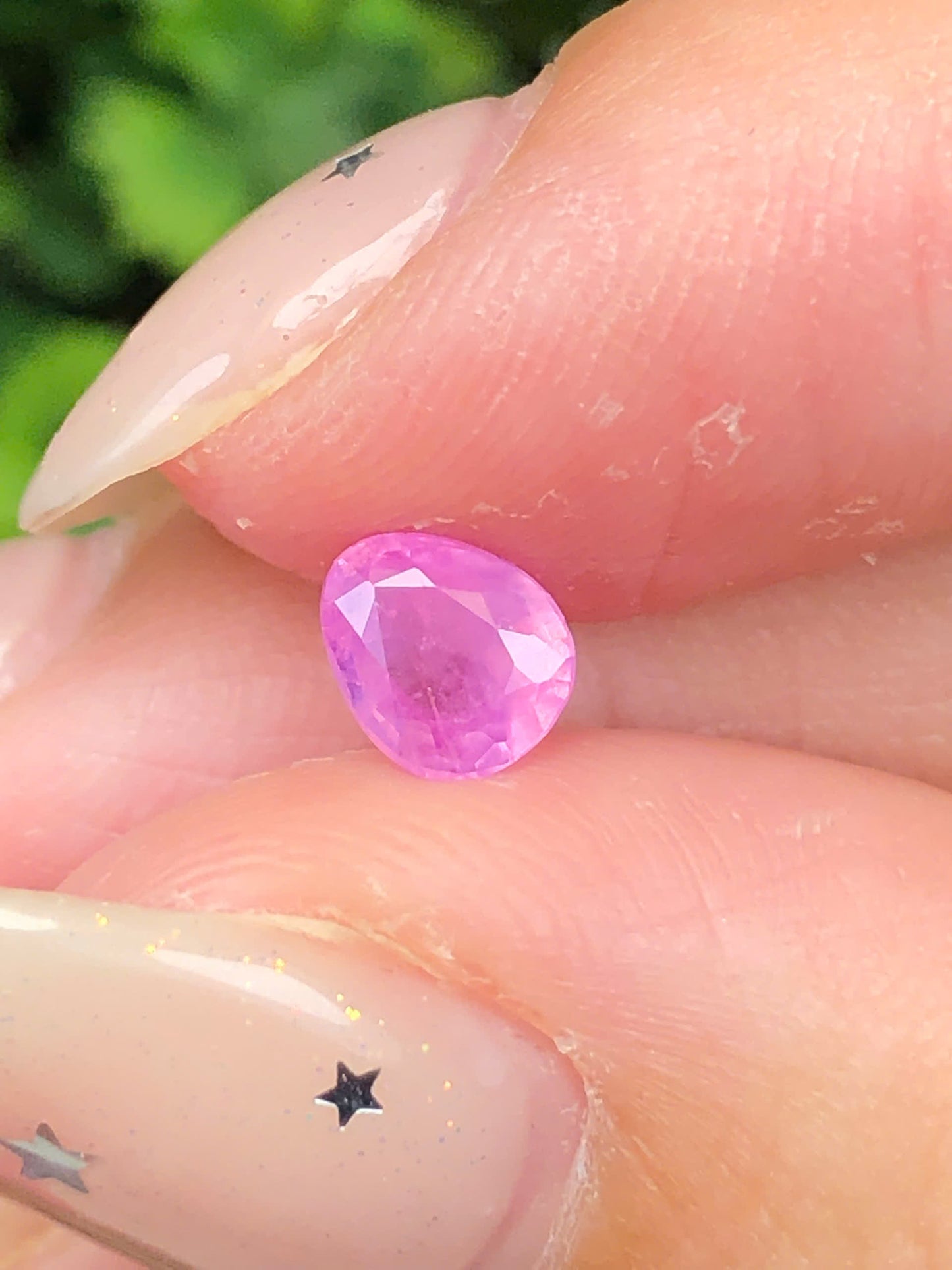 Natural Pink silky sapphire 0,7ct _010513HG