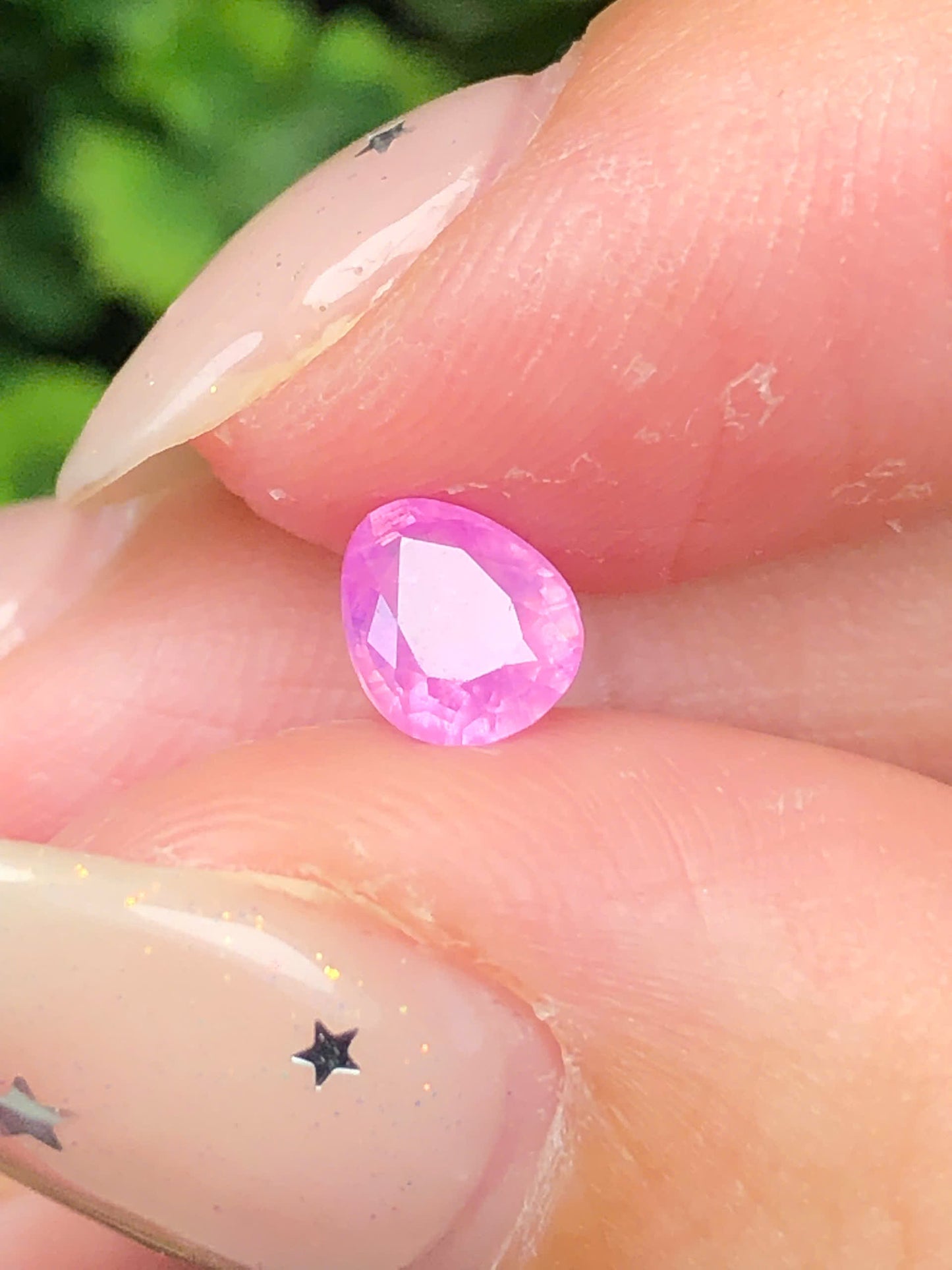 Natural Pink silky sapphire 0,7ct _010513HG
