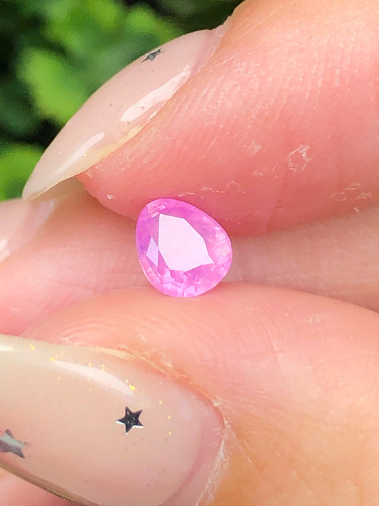 Natural Pink silky sapphire 0,7ct _010513HG