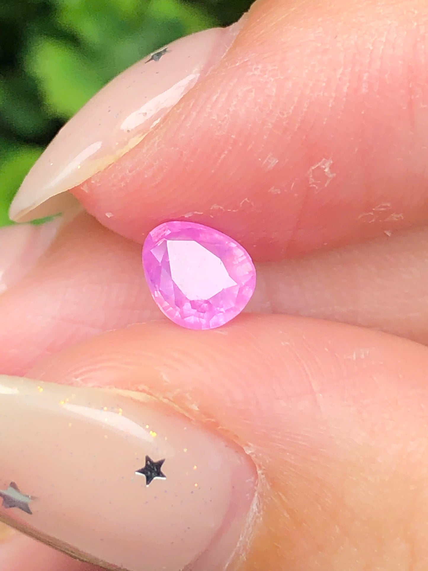 Natural Pink silky sapphire 0,7ct _010513HG