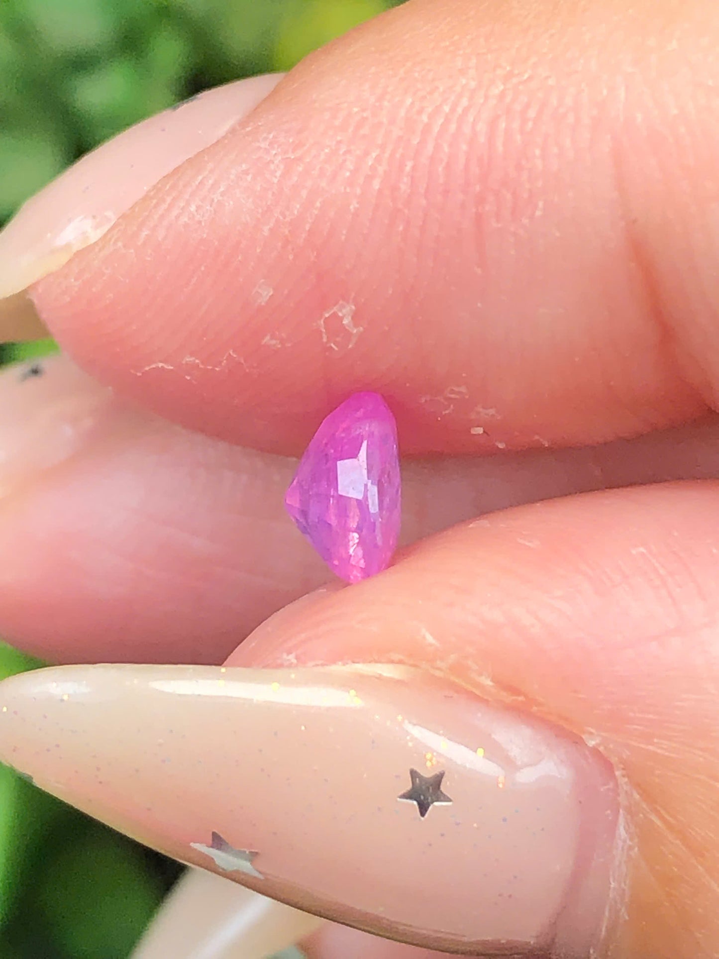 Natural Pink silky sapphire 0,7ct _010513HG