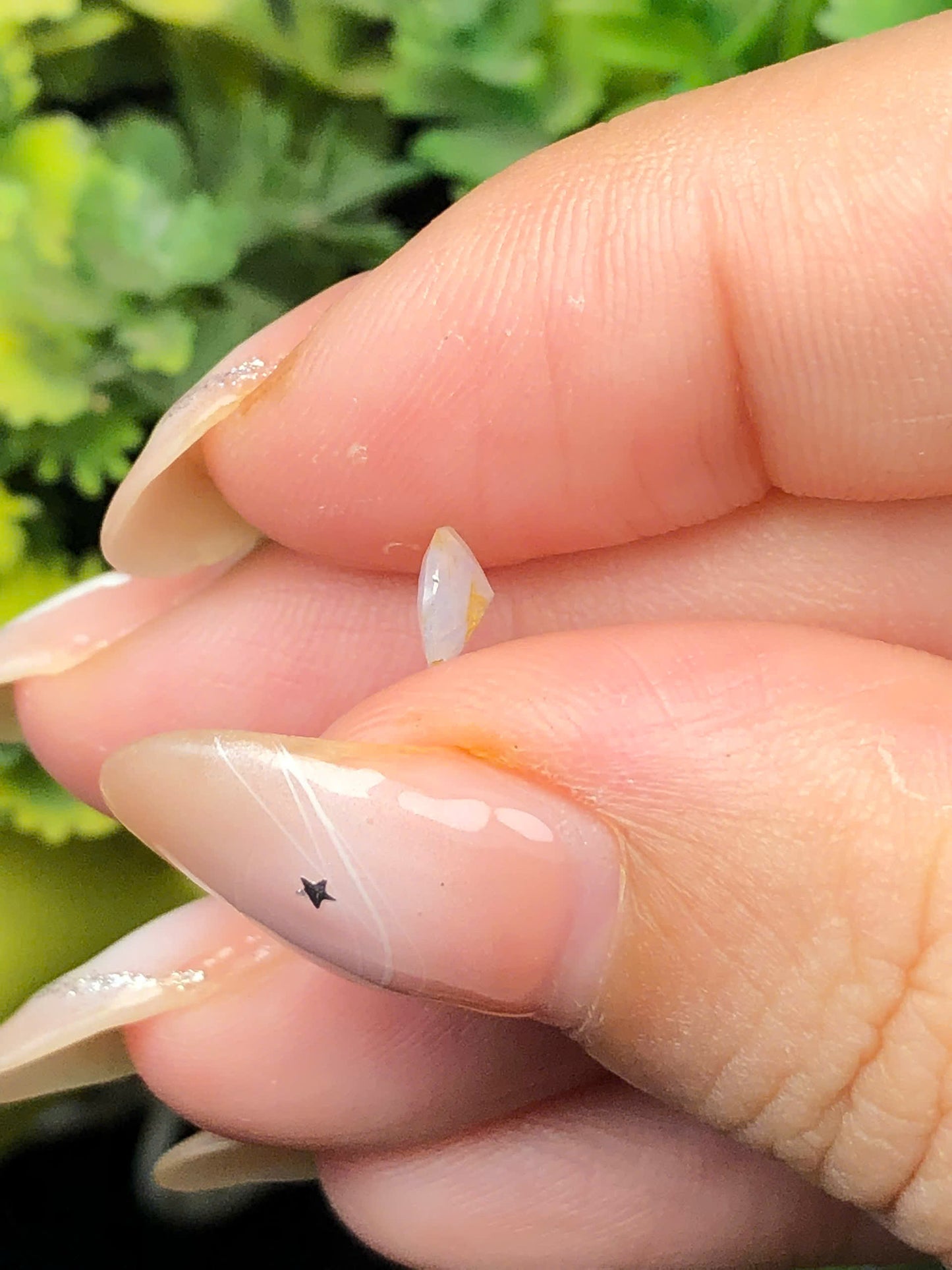 Natural white yellow sapphire Lucyen 0,49ct _201263HG