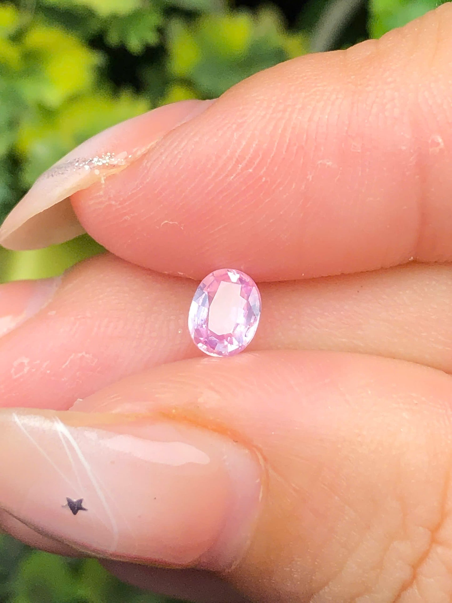 Natural pink silky sapphire Lucyen 0,4ct _201280HG