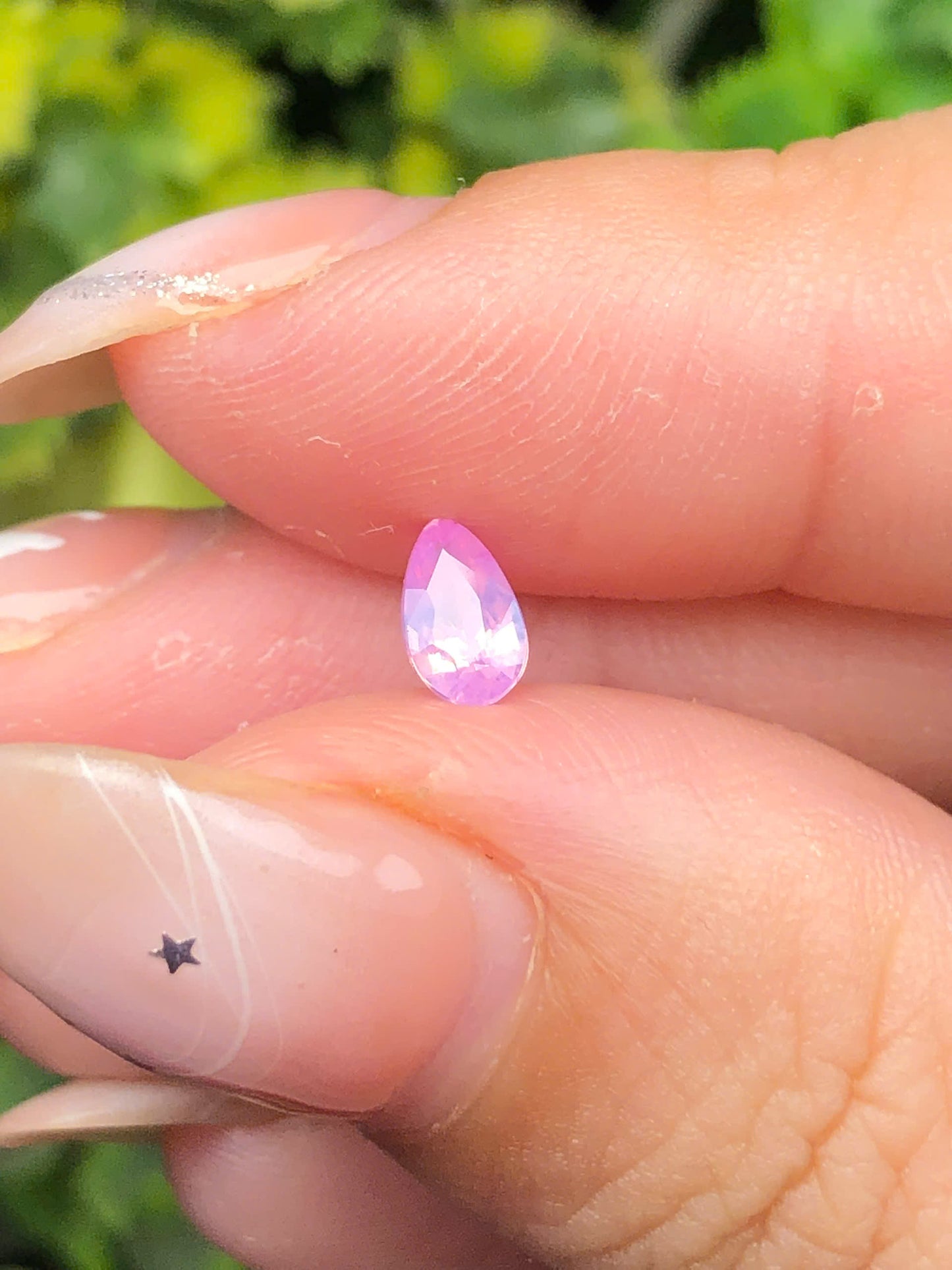 Natural pink sapphire LụcYên 0,4ct _201279HG