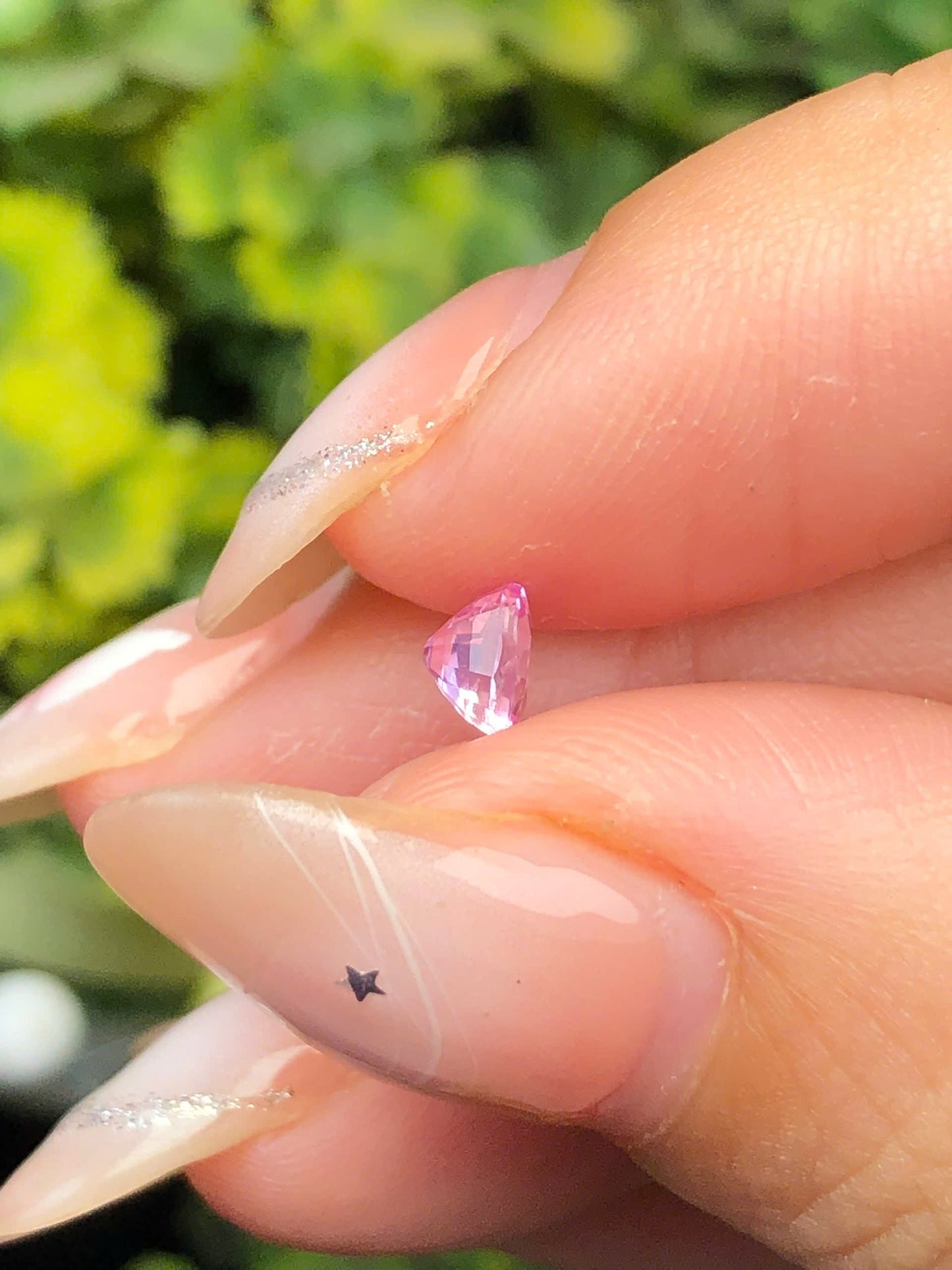 Natural pink sapphire Lucyen0,38ct _201271HG