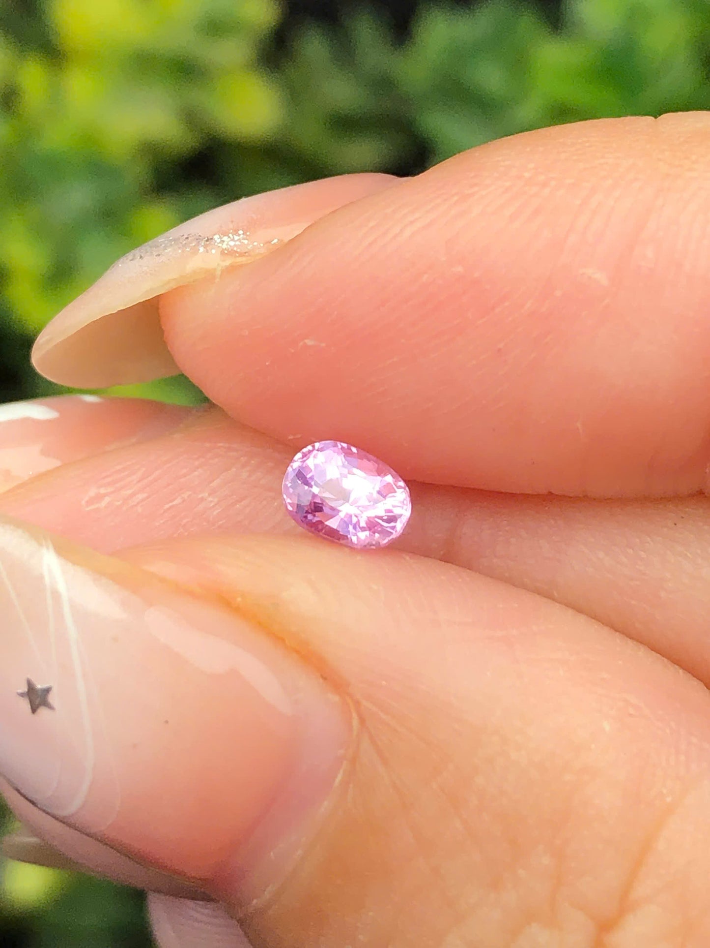Natural pink sapphire Lucyen0,38ct _201271HG