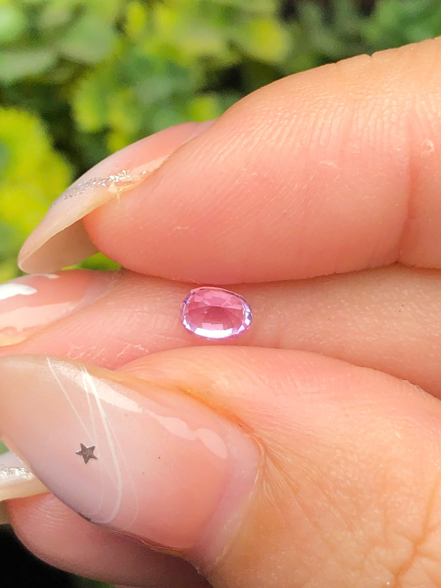 Natural pink sapphire Lucyen0,38ct _201271HG