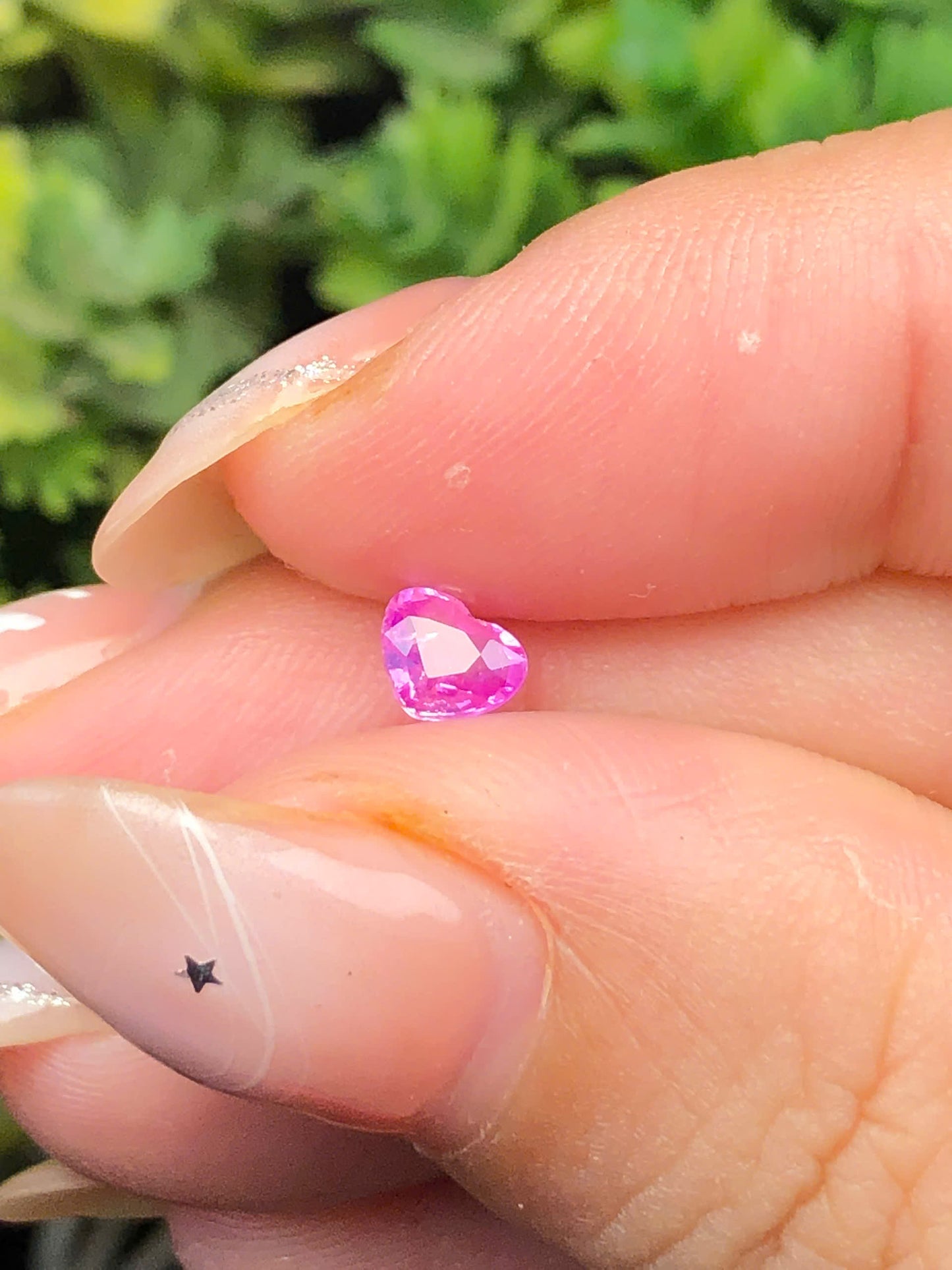 Natural hotpink sapphire LụcYên 0,34ct _201269HG