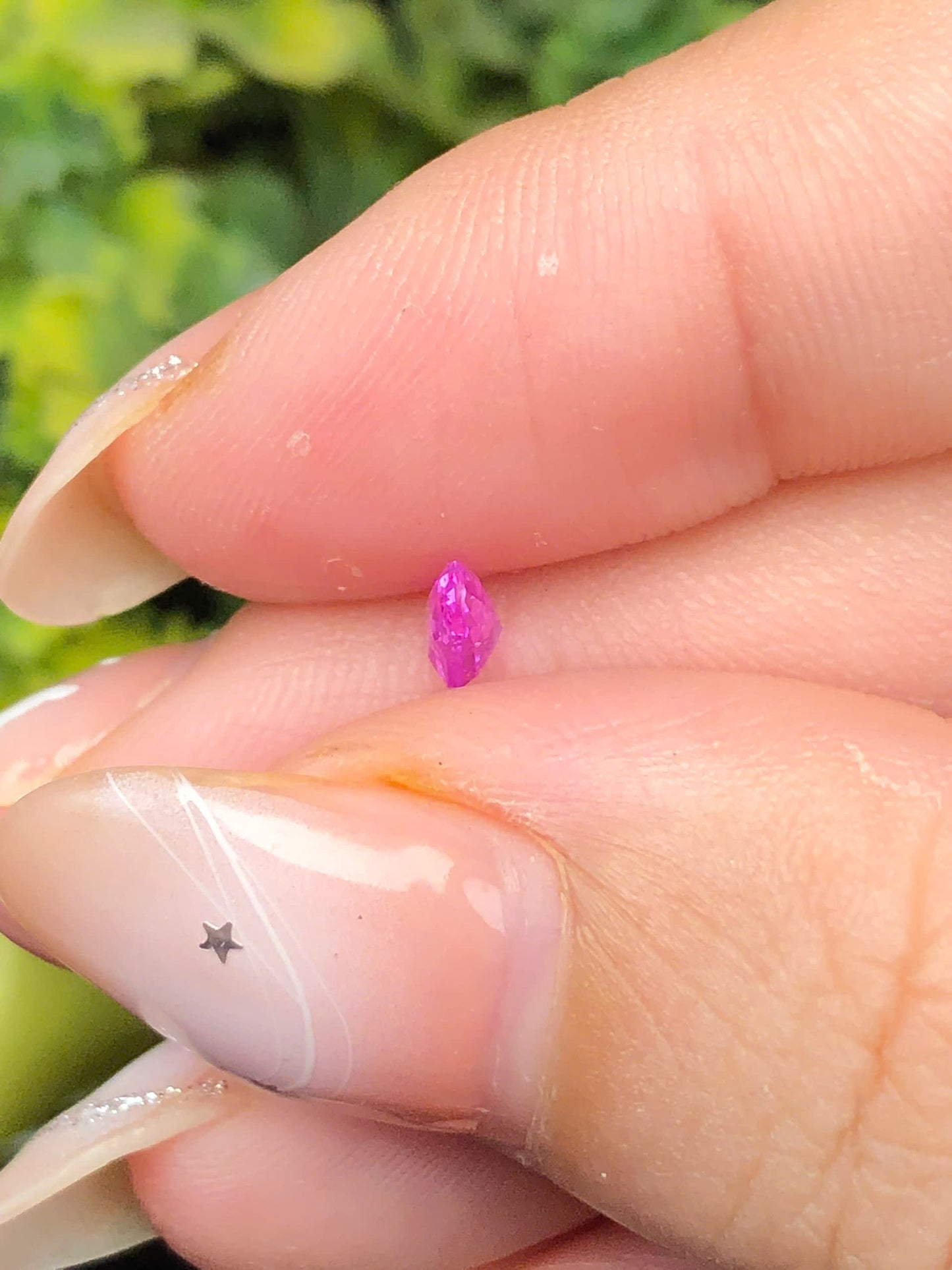 Natural hotpink sapphire LụcYên 0,34ct _201269HG
