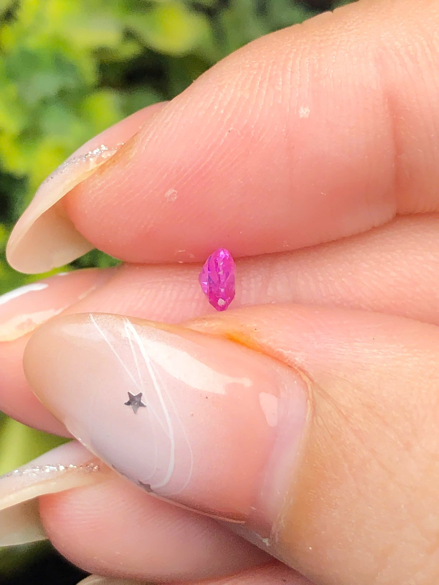 Natural hotpink sapphire LụcYên 0,34ct _201269HG