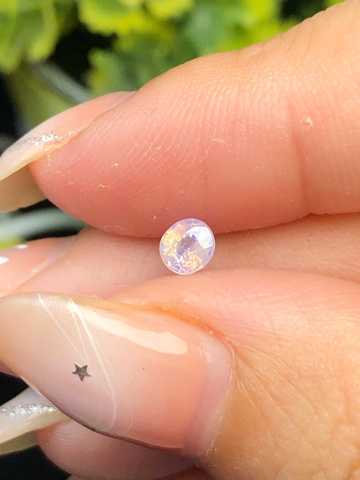 Natural light purple silky sapphire Lucyen 0,33ct _201296HG