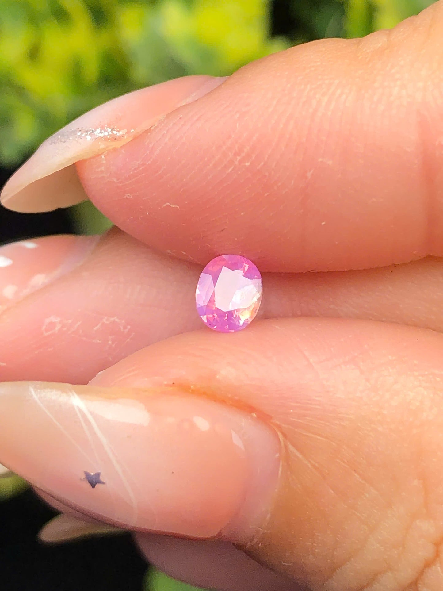 Natural pink sapphire LụcYên 0,32ct  _201295HG
