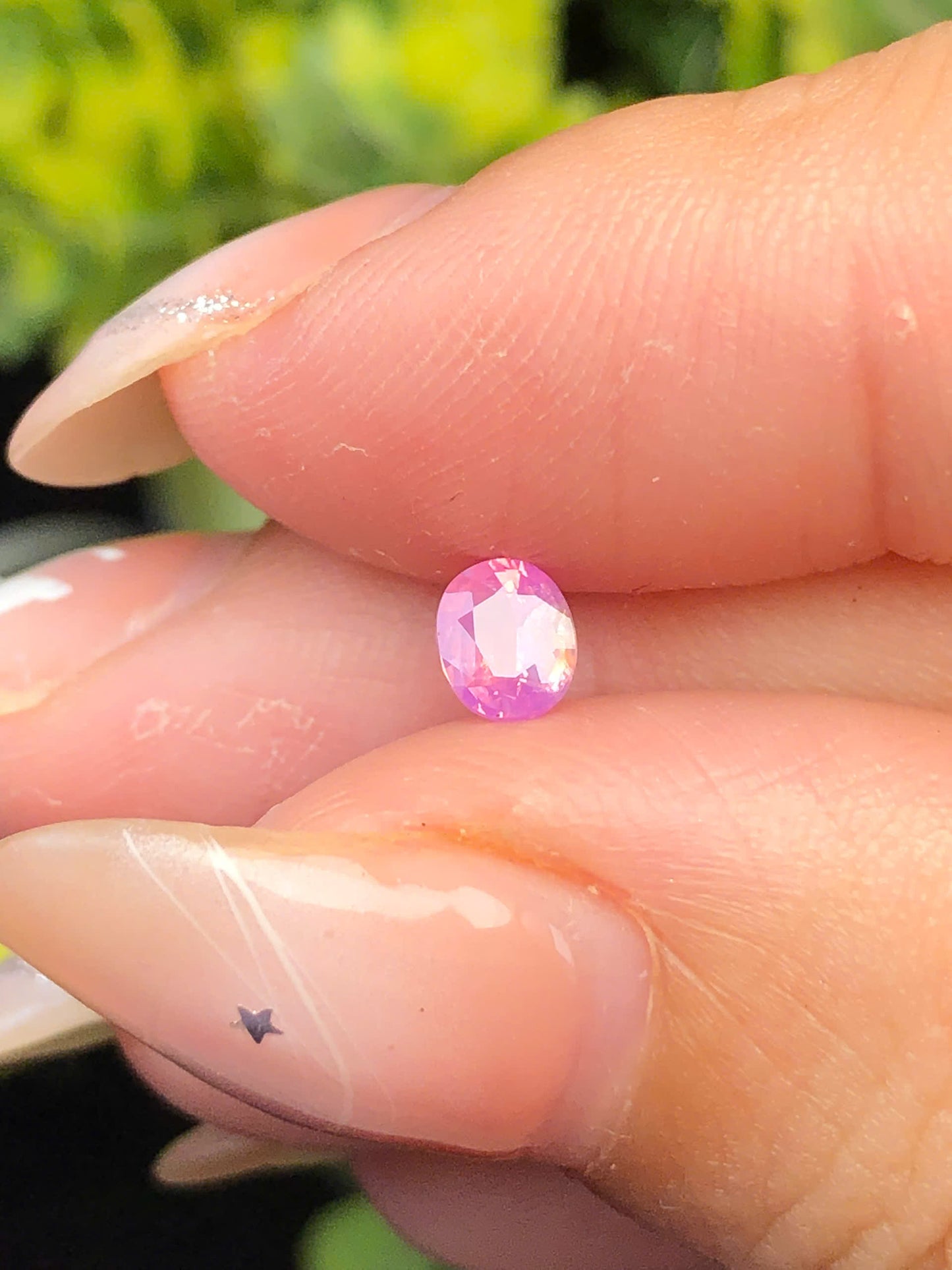 Natural pink sapphire LụcYên 0,32ct  _201295HG