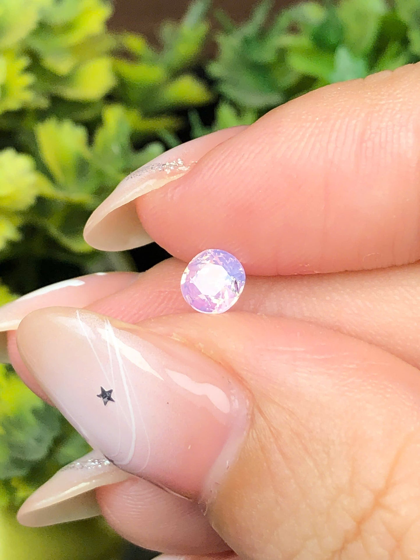 Natural lavender silky sapphire Lucyen 0,43ct _201227HG