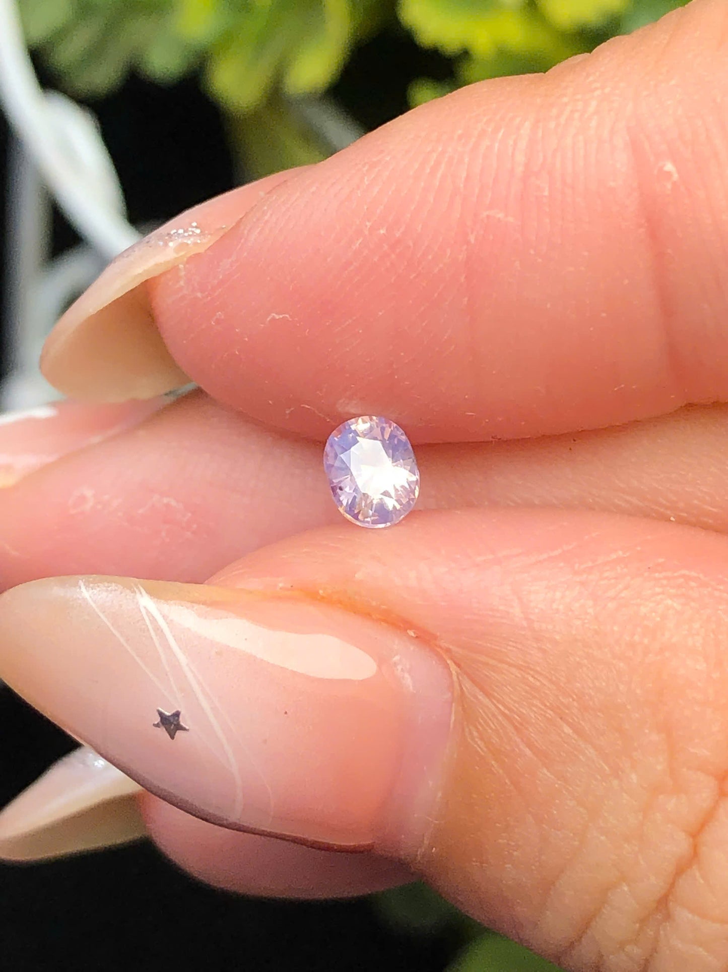 Natural lavender silky sapphire Lucyen 0,31ct  _201304HG