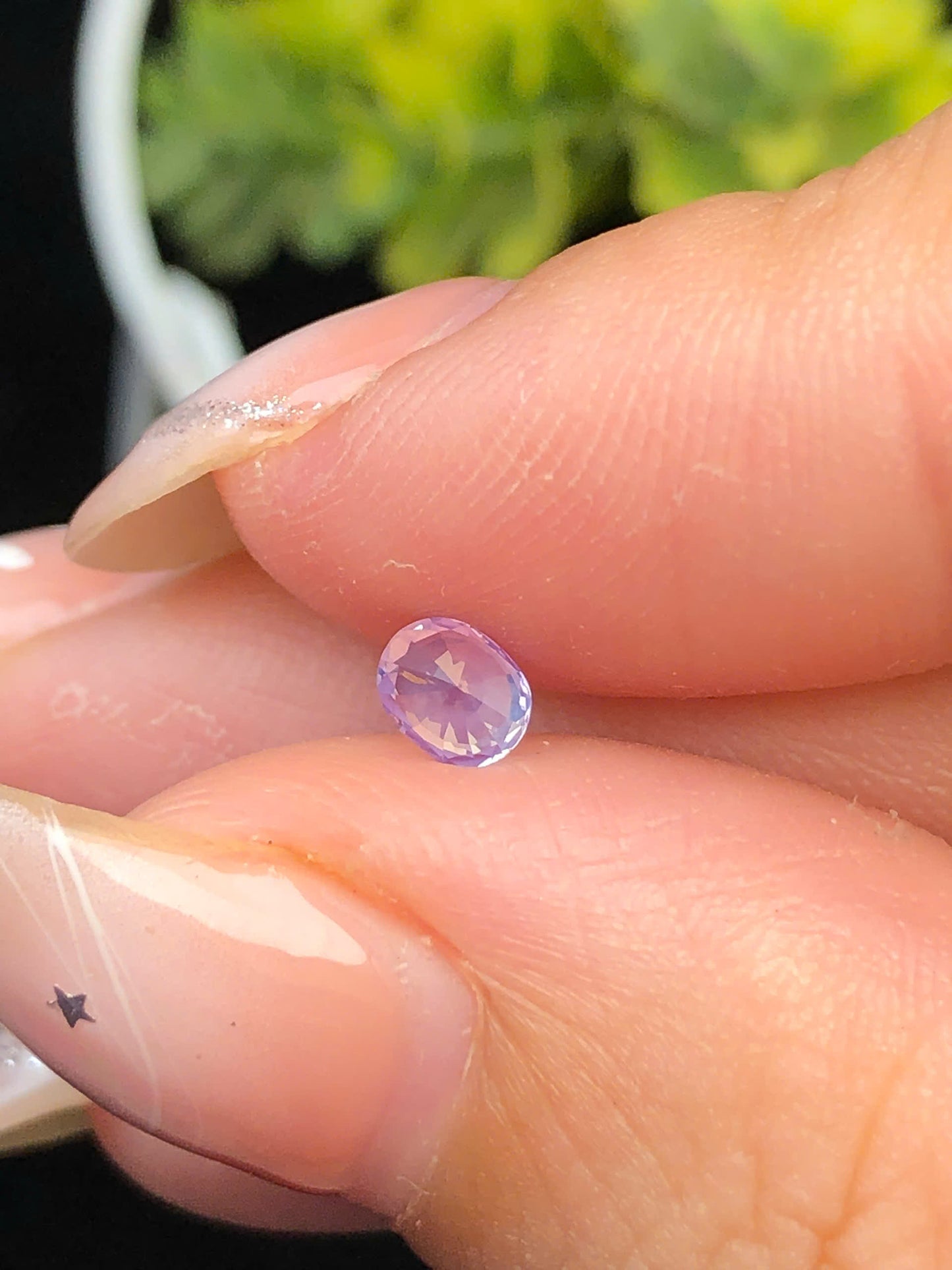 Natural lavender silky sapphire Lucyen 0,31ct  _201304HG