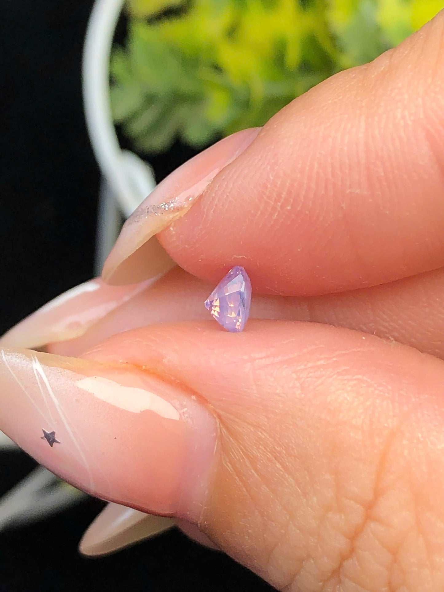 Natural lavender silky sapphire Lucyen 0,31ct  _201304HG
