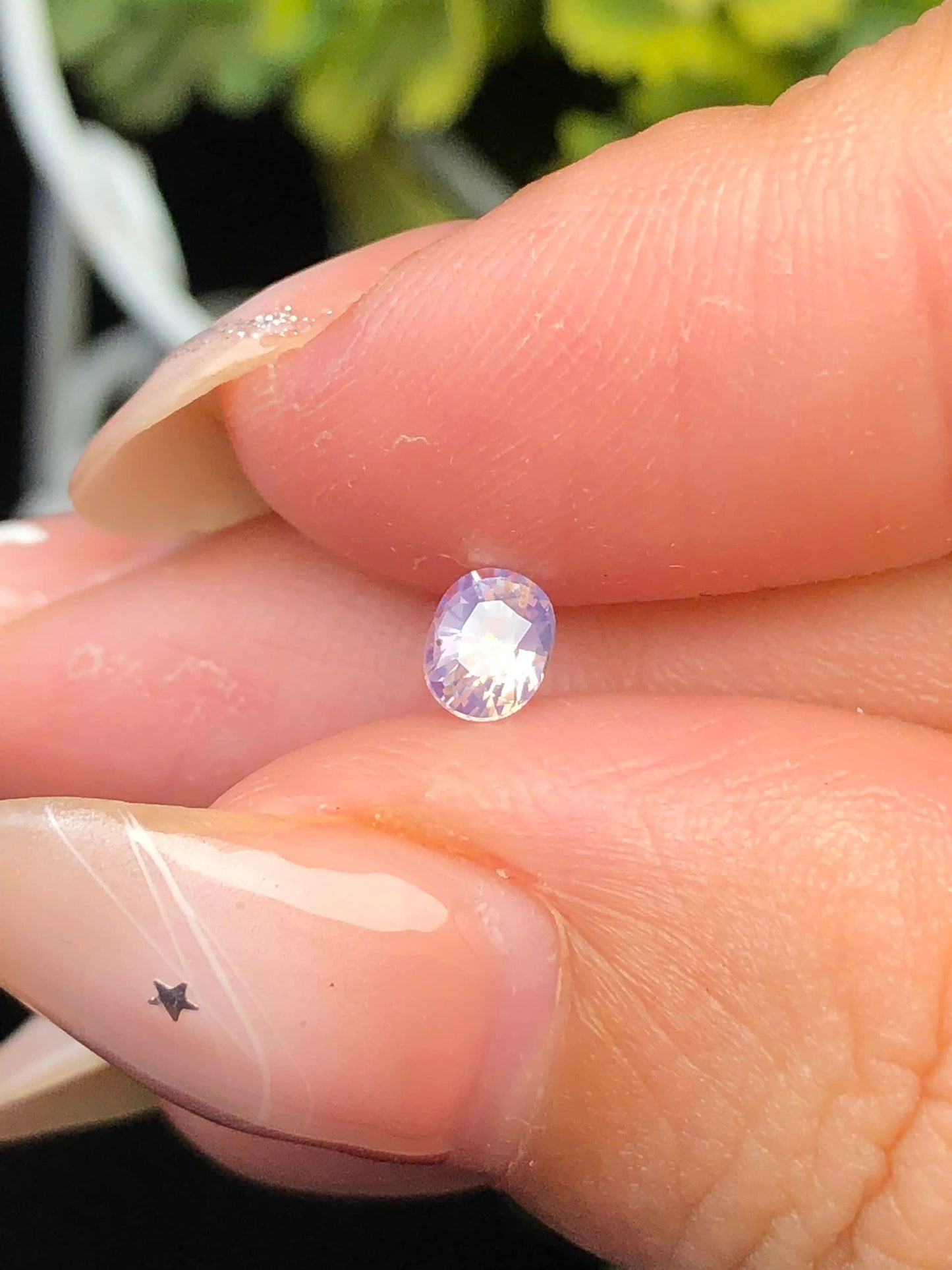Natural lavender silky sapphire Lucyen 0,31ct  _201304HG