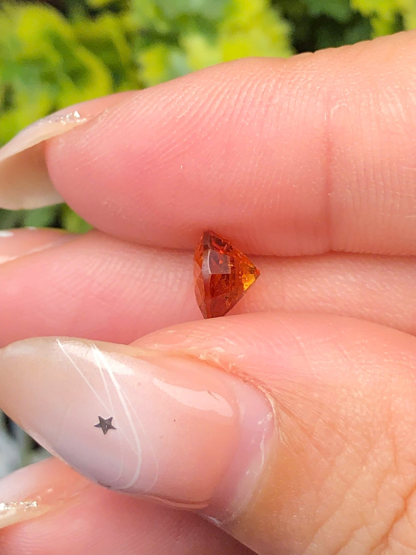 Natural Orange Garnet 1,21ct   - 040110HG