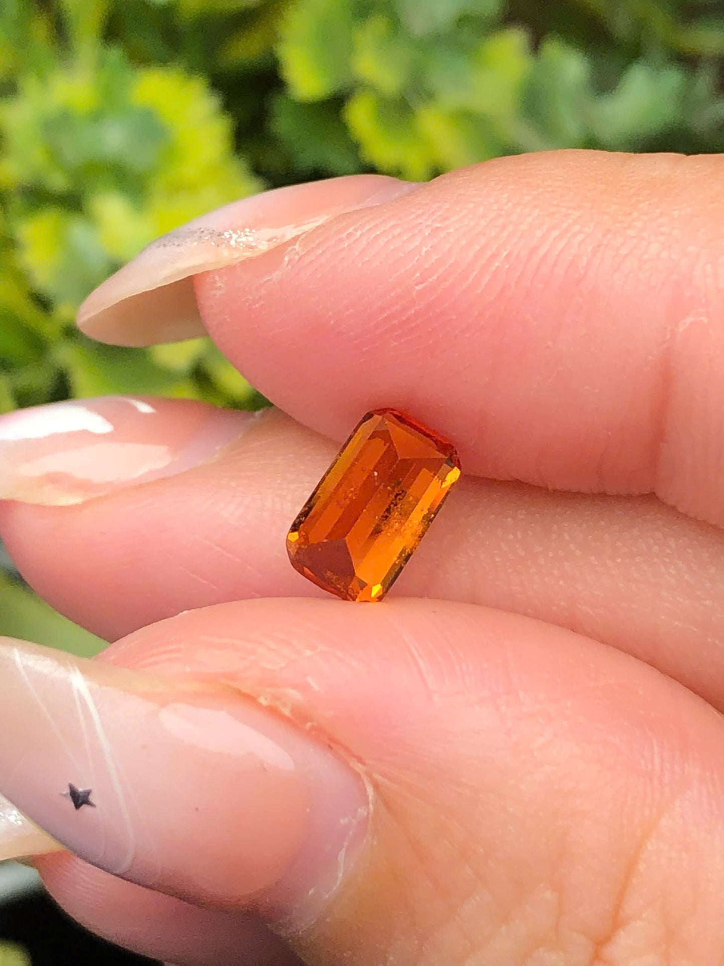 Natural Orange Garnet 1,22ct   - 040114HG