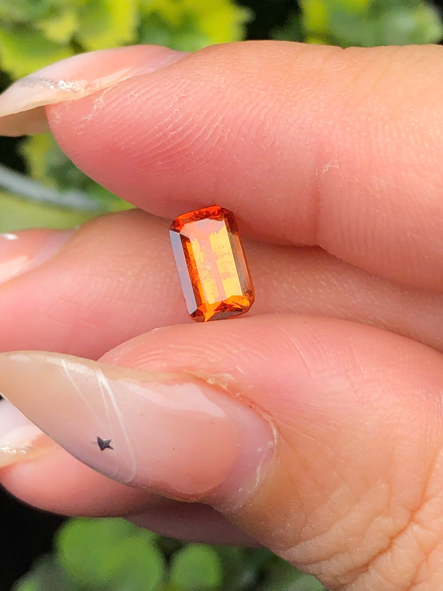 Natural Orange Garnet 1,22ct   - 040114HG