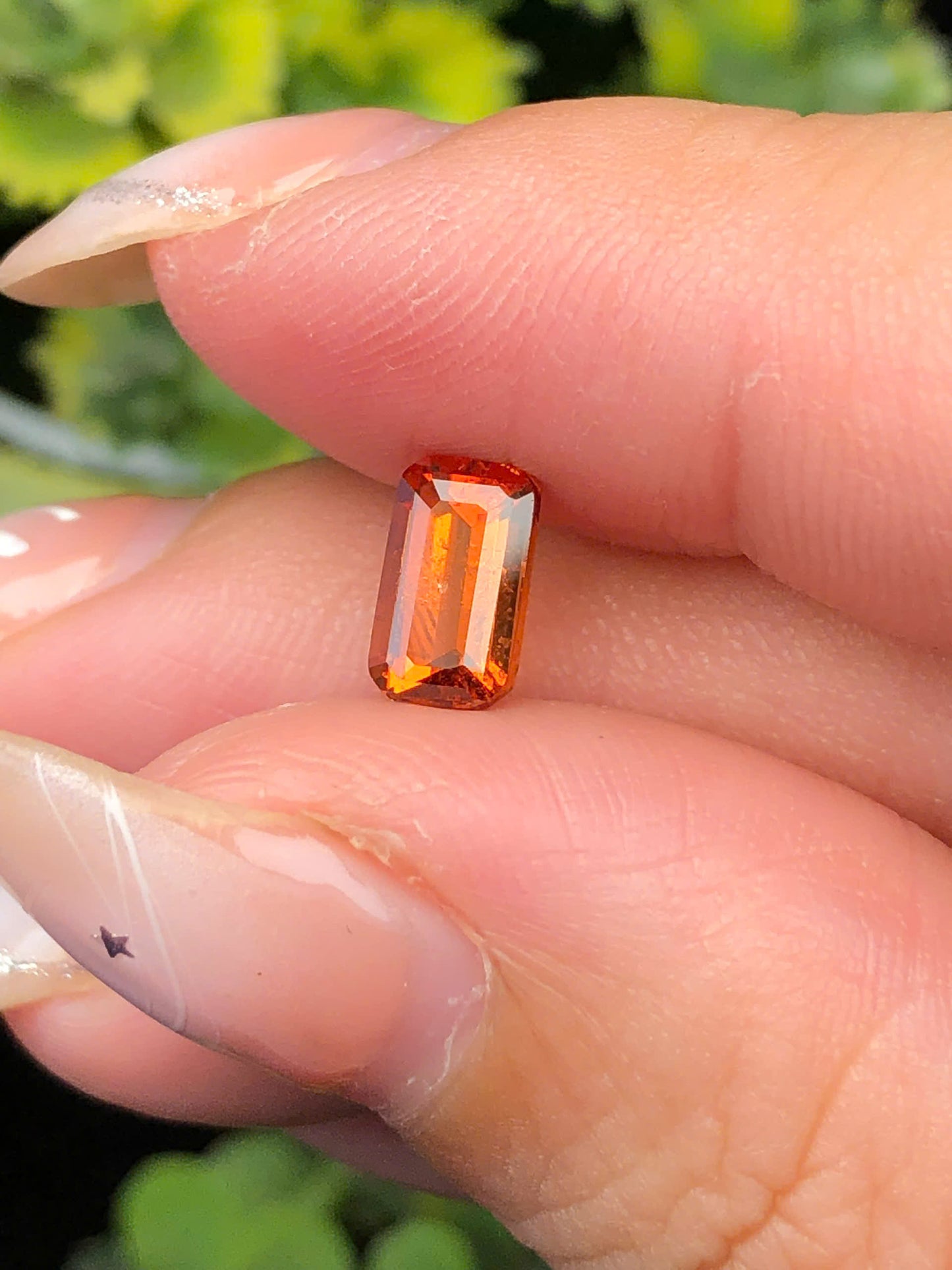 Natural Orange Garnet 1,22ct   - 040114HG