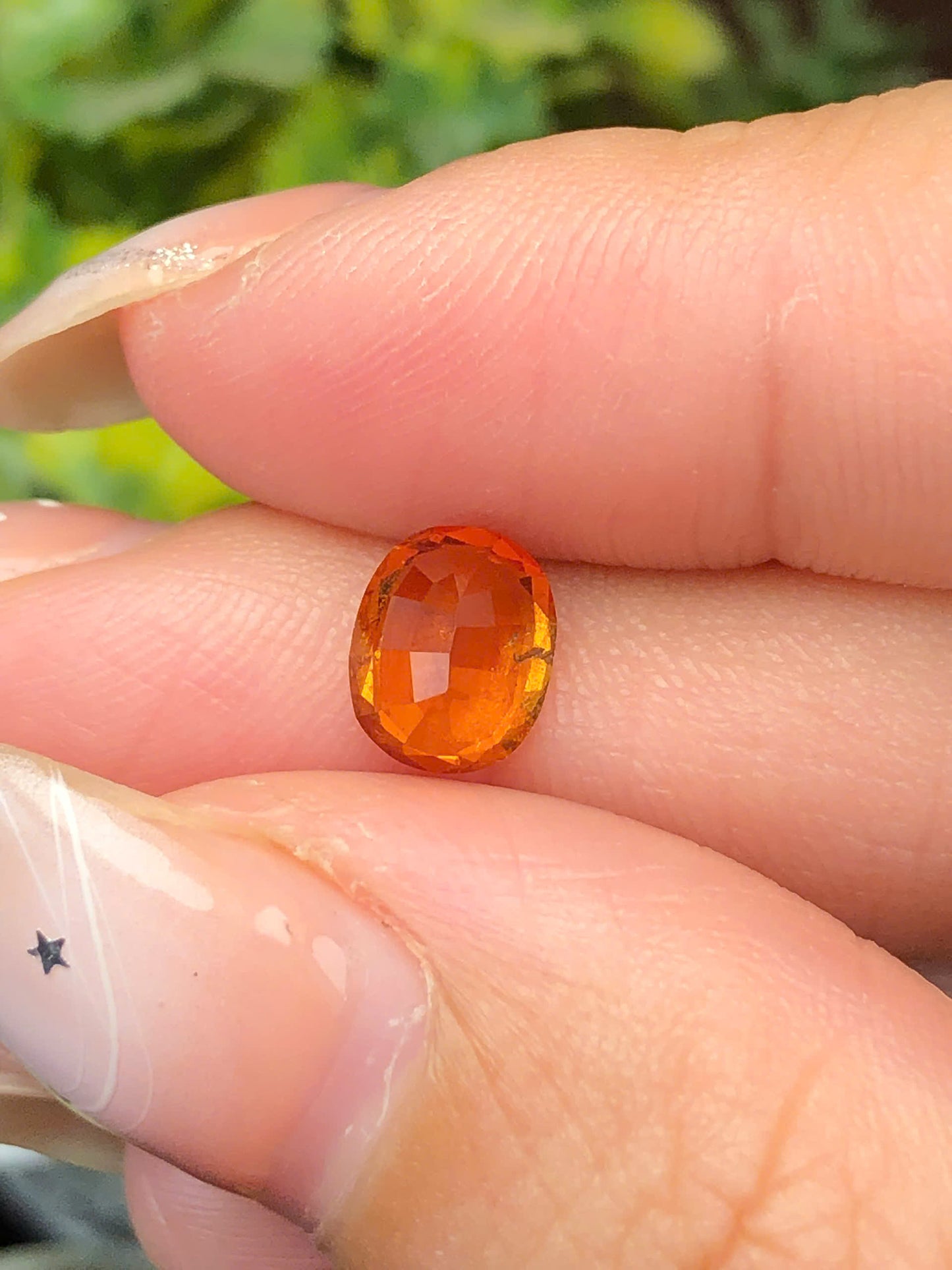 Natural Orange Garnet 1,31ct  - 040115HG