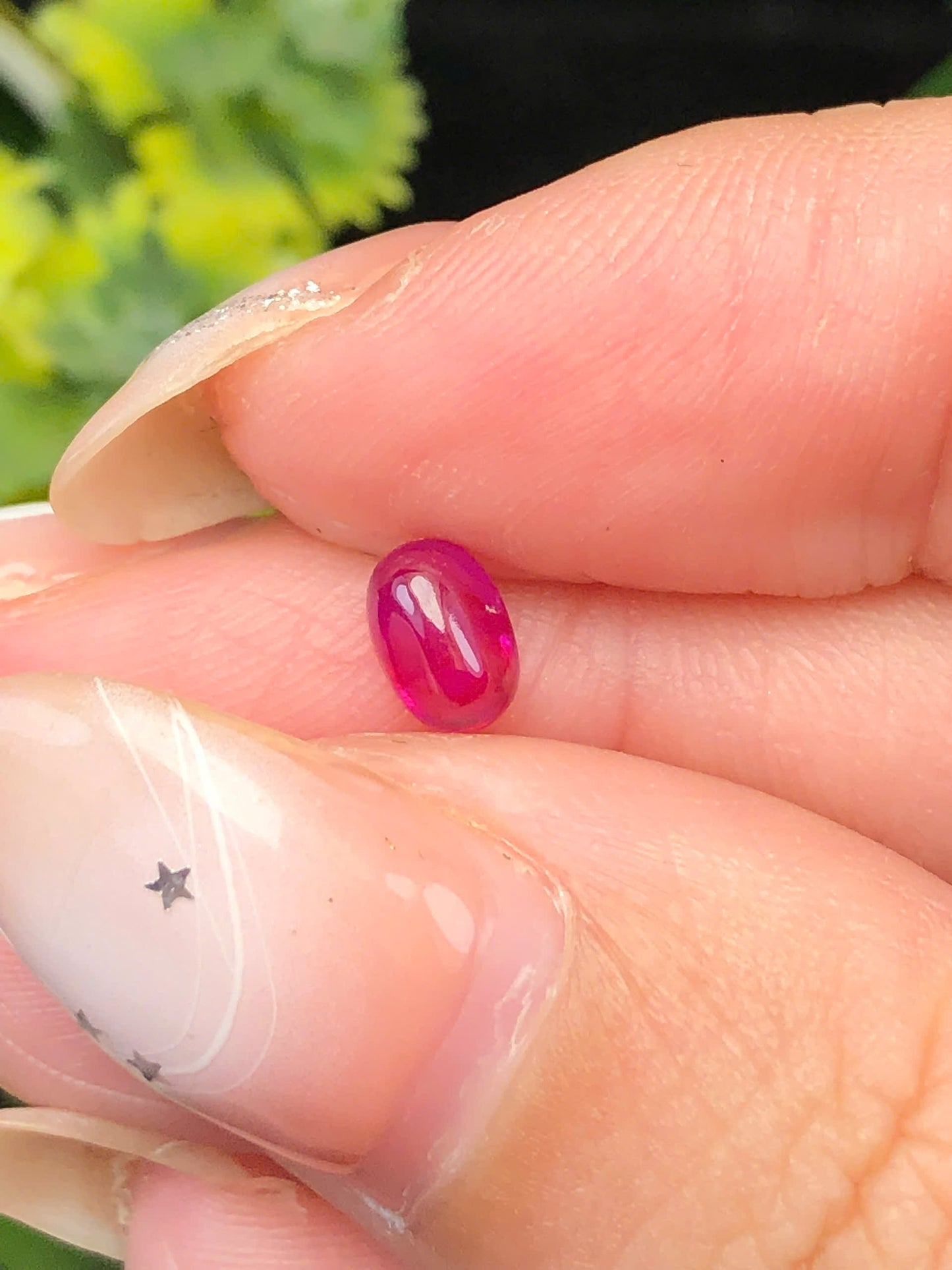 Natural Ruby Cacbochon Luc Yen 0,72ct  -070103HG