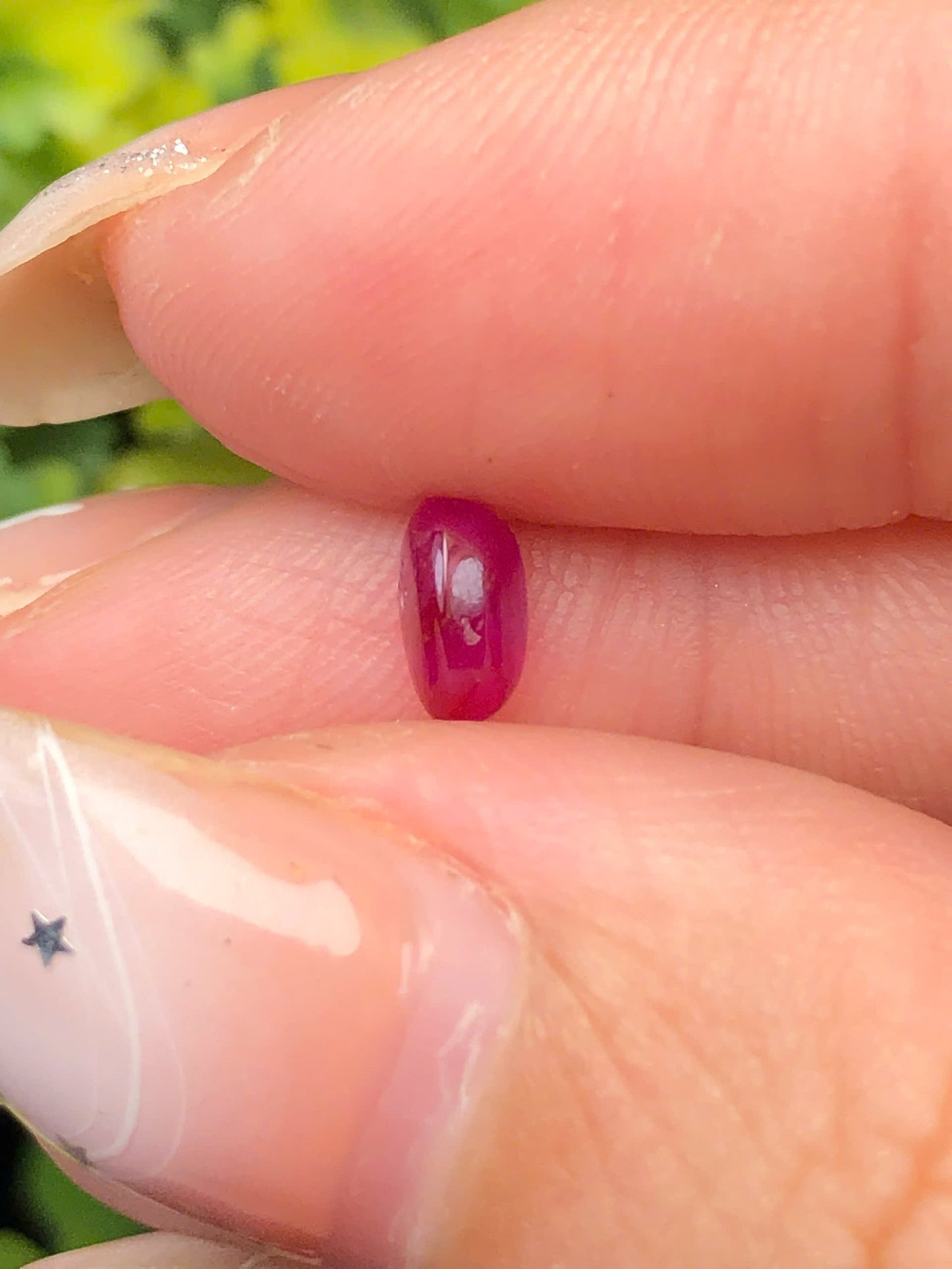 Natural Ruby Cacbochon Luc Yen 0,72ct  -070103HG