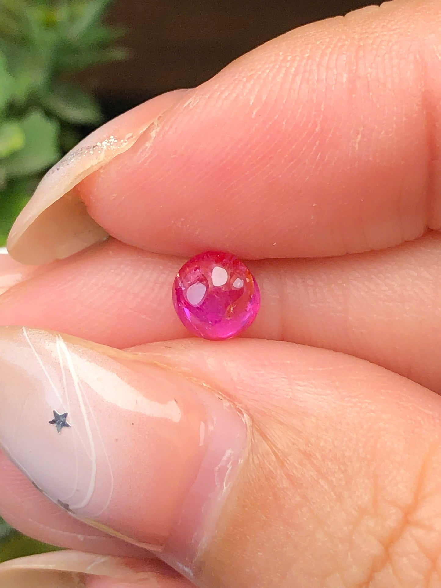 Natural Ruby Cacbochon Luc Yen 0,77ct -070111HG