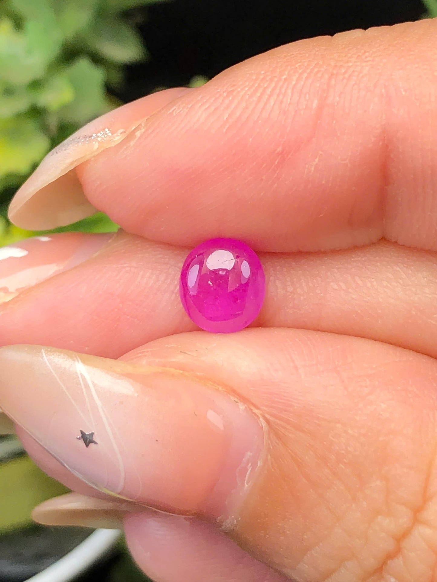 Natural Ruby Cacbochon Luc Yen 0,93ct -070101HG