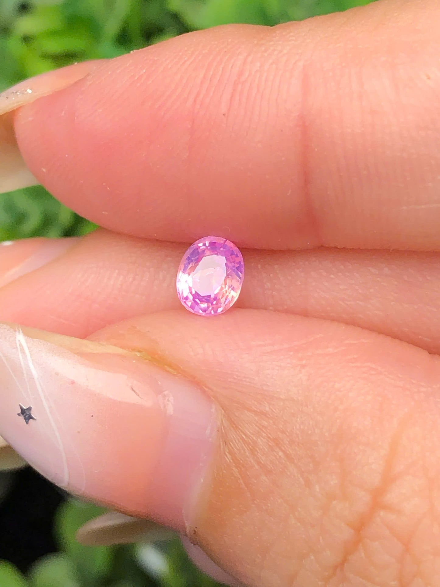 Natural pink silky sapphire Lucyen 0,46ct_070164HG