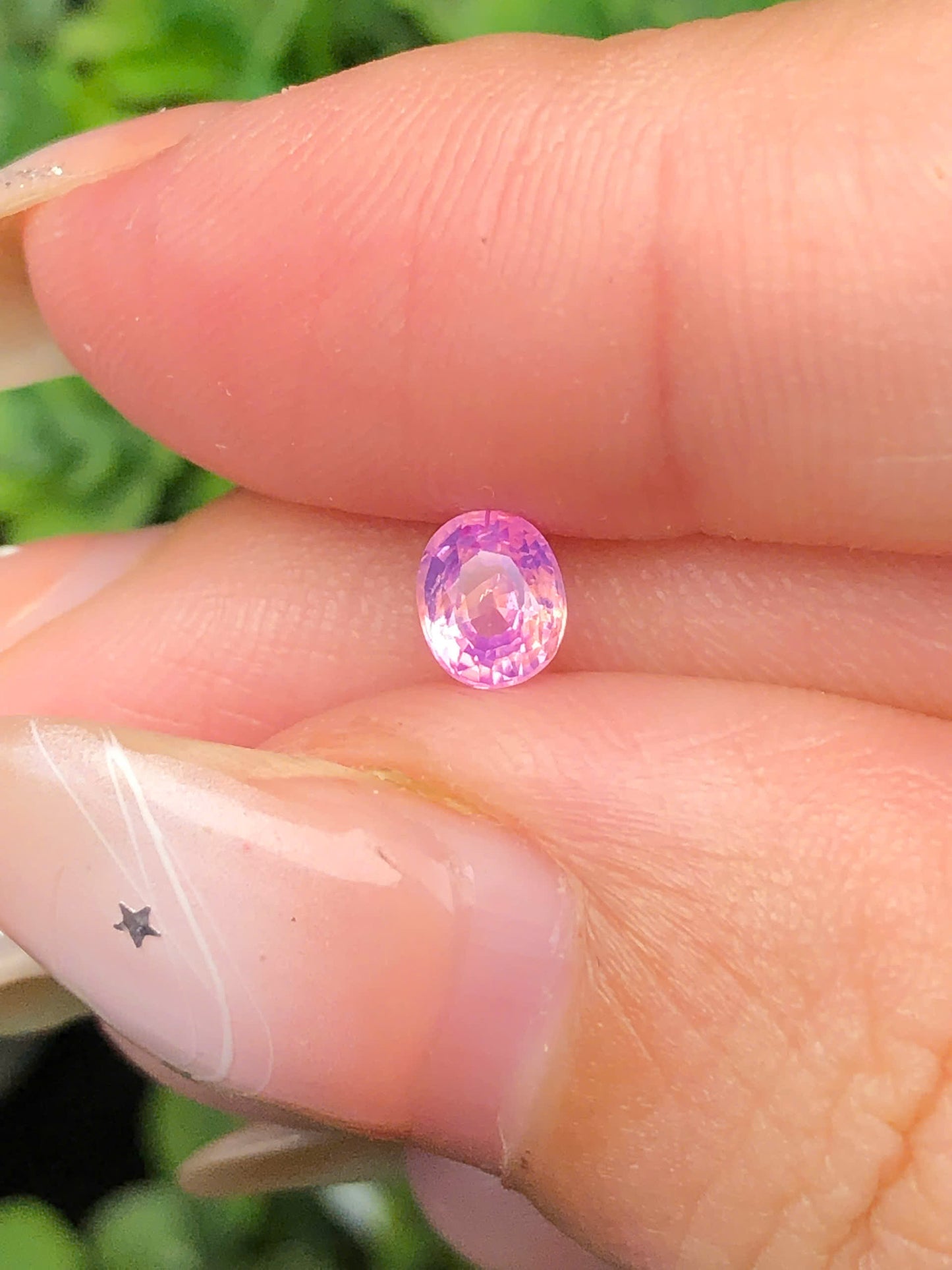 Natural pink silky sapphire Lucyen 0,46ct_070164HG