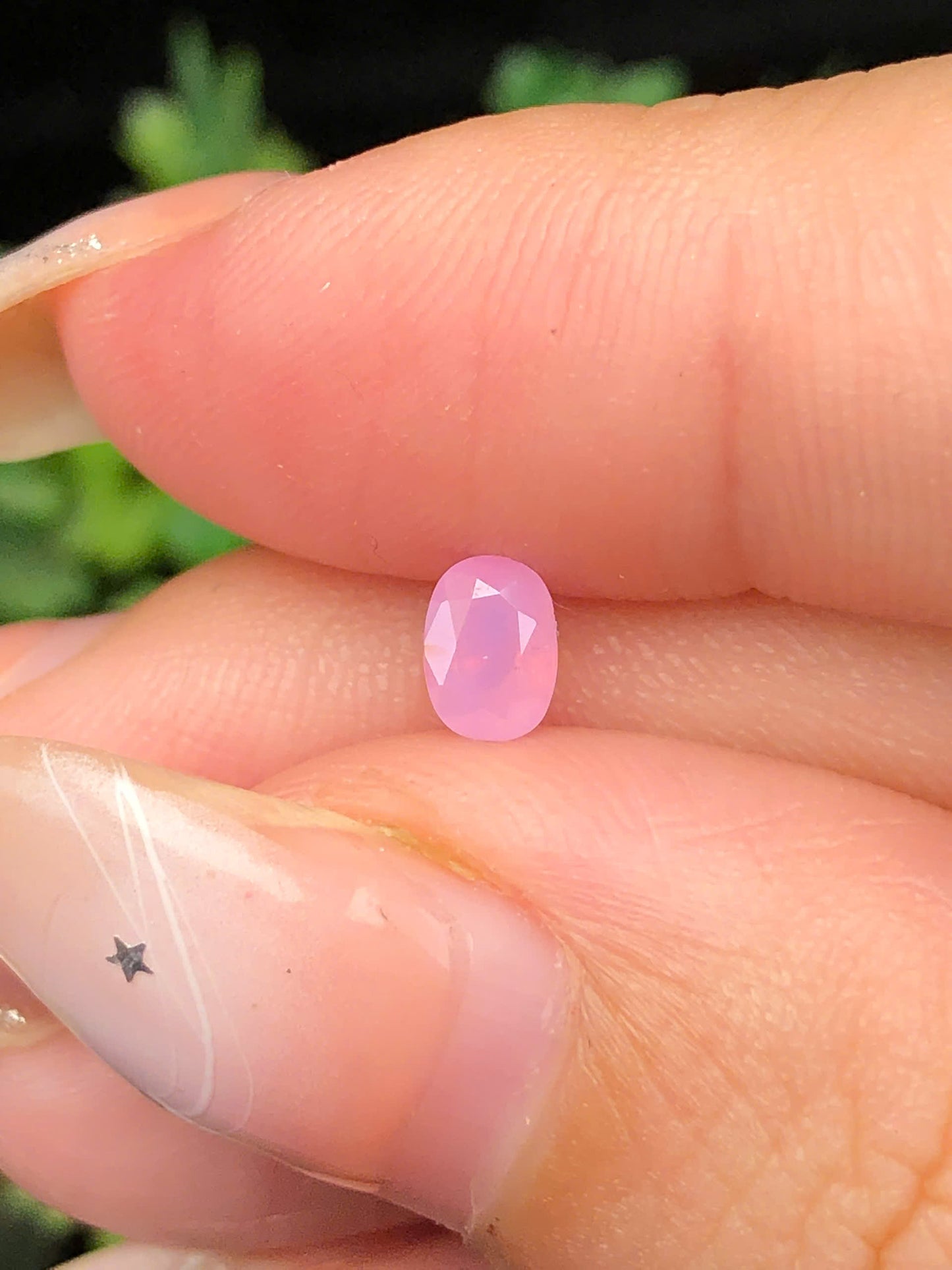Natural pink sapphire LụcYên 0,39ct_070162HG