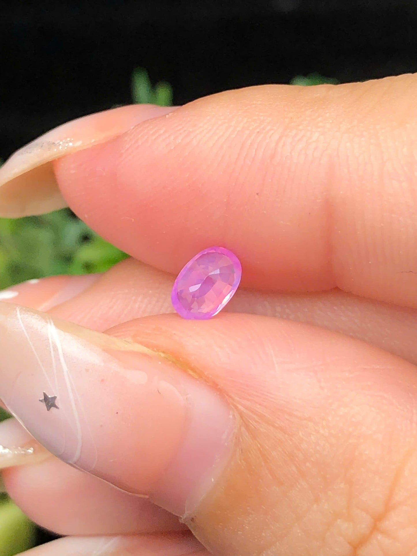 Natural pink silky sapphire Lucyen 0,43ct_070163HG