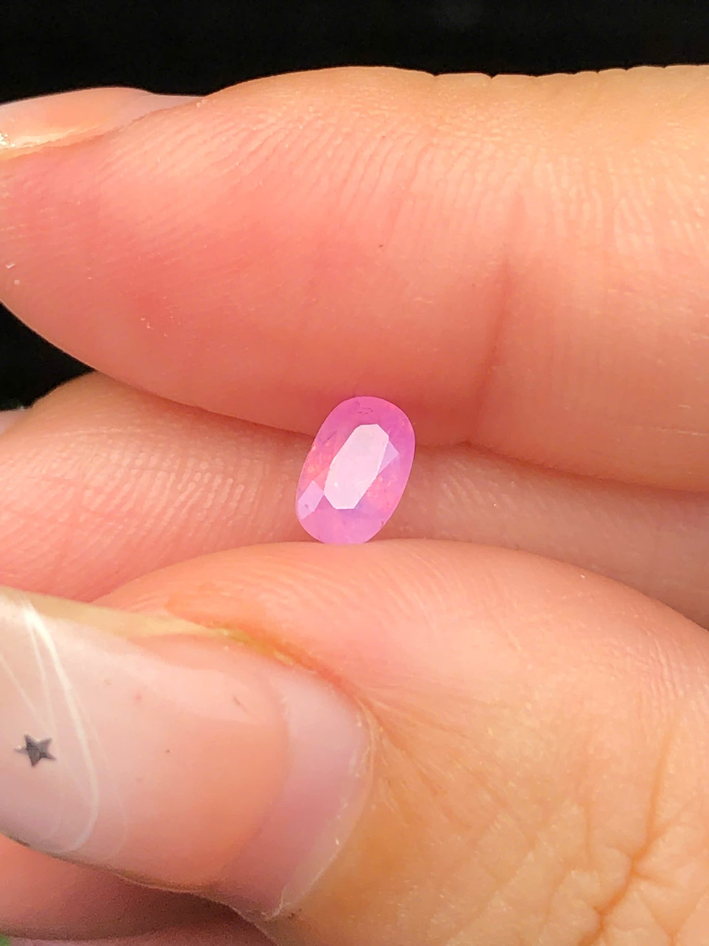 Natural pink silky sapphire Lucyen 0,5ct _070152HG