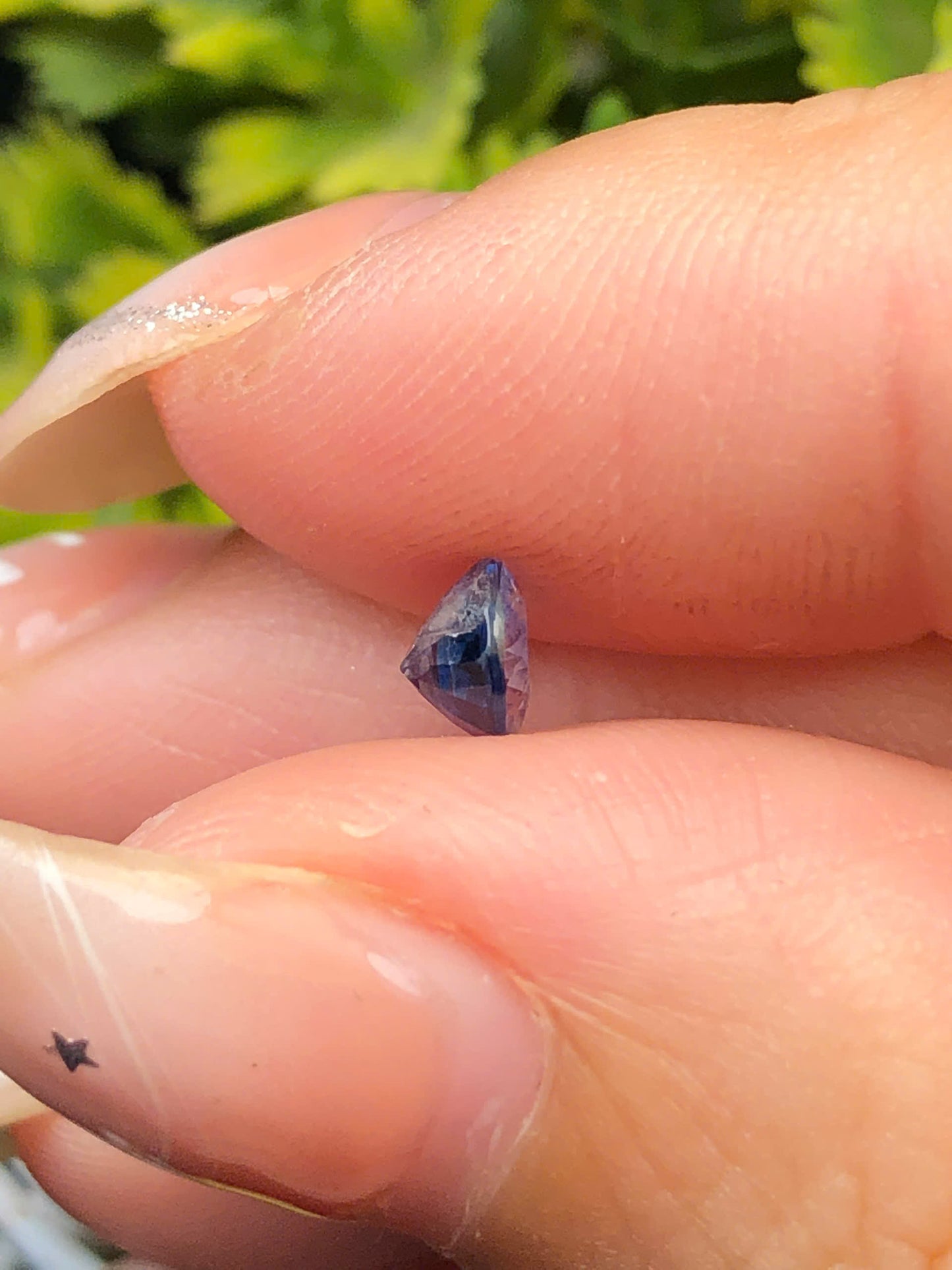 Natural blue silky sapphire Lucyen 0,54ct  _070118HG