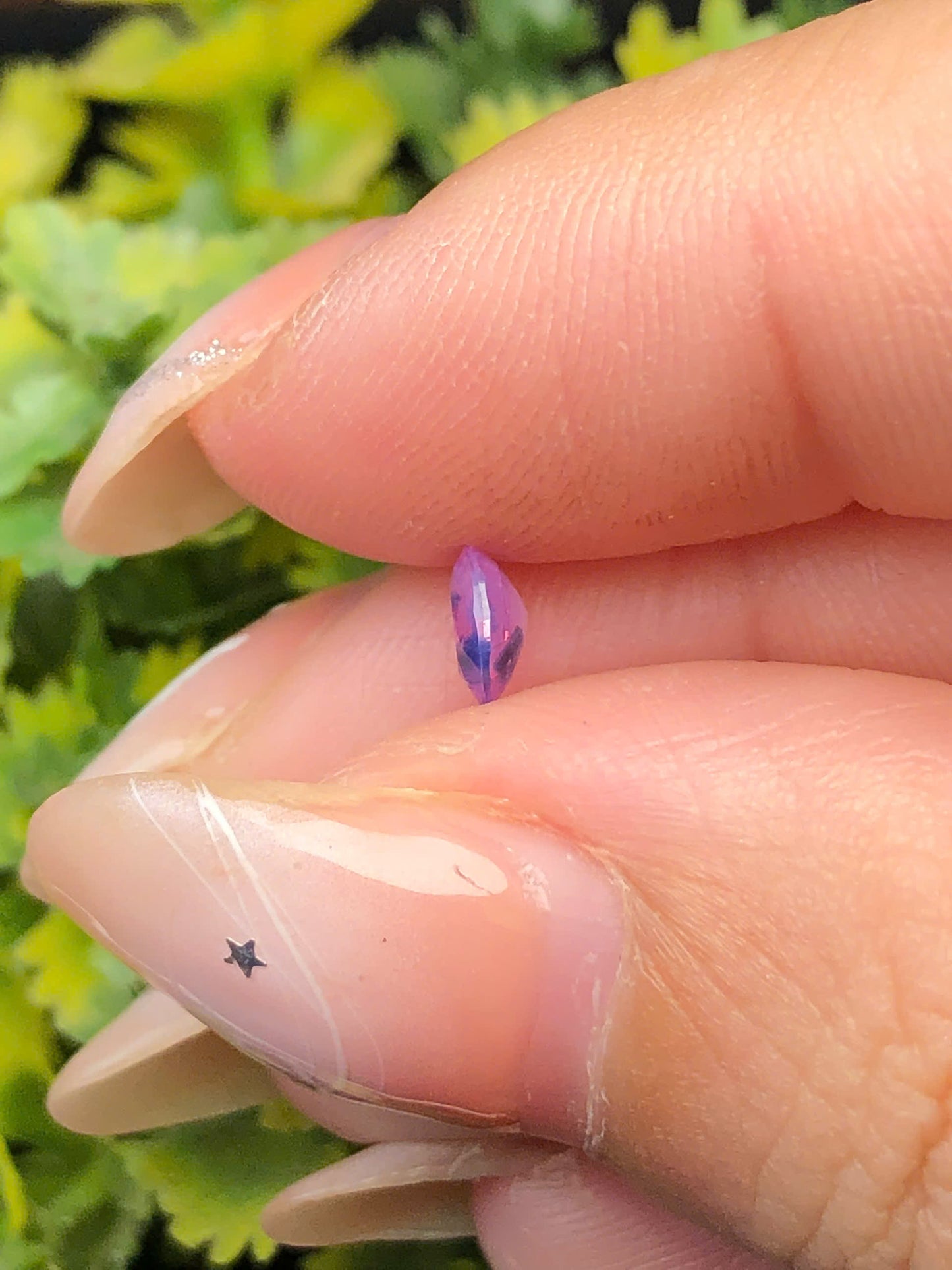 Natural purple silky sapphire Lucyen 0,4ct _070115HG