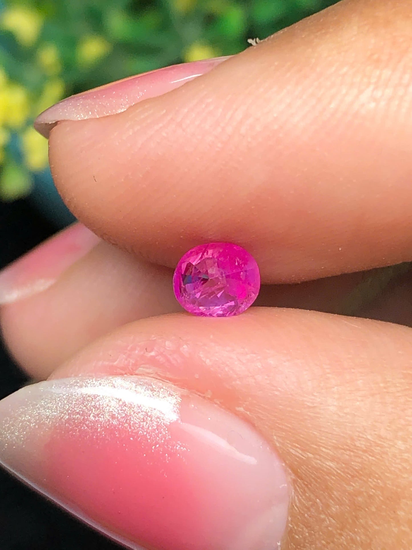 Natural hotpink silky sapphire Lucyen 0.4ct_070135HG