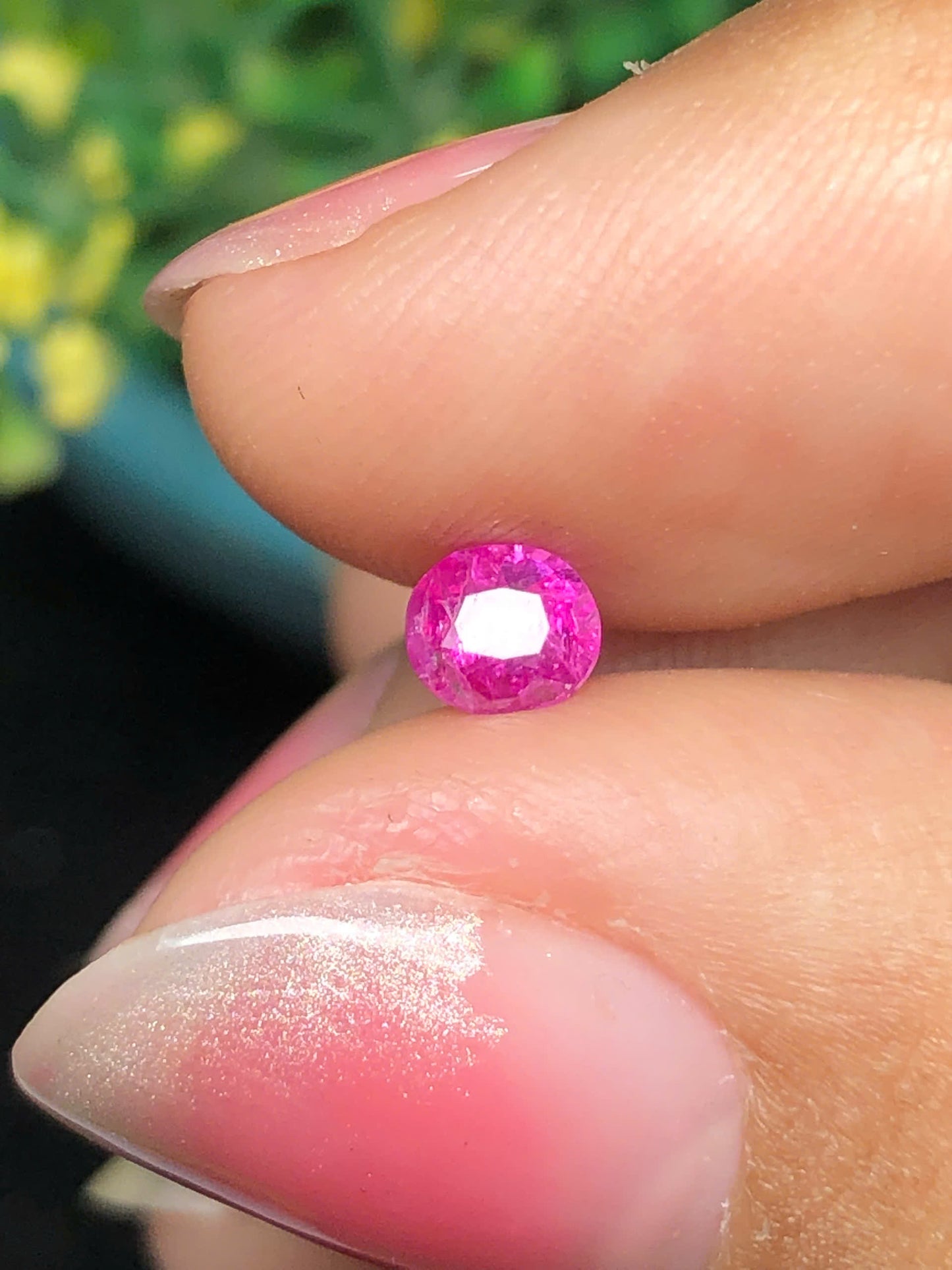 Natural hotpink silky sapphire Lucyen 0.4ct_070135HG
