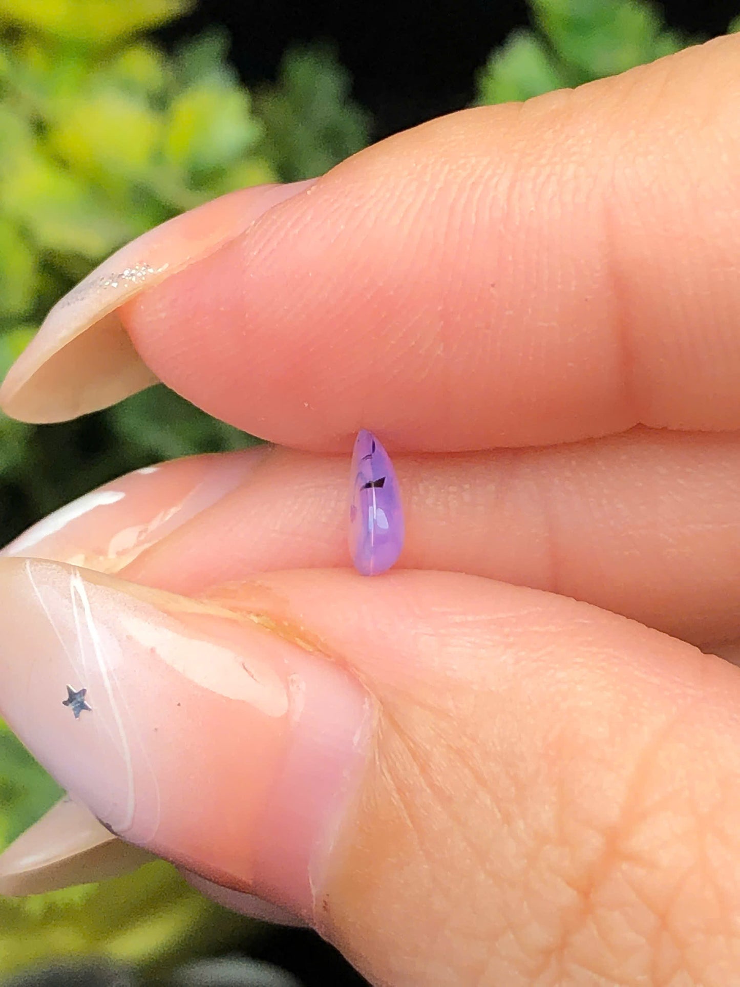 Natural purple Sapphire Cacbochon Luc Yen 0,48ct   - 140126HG