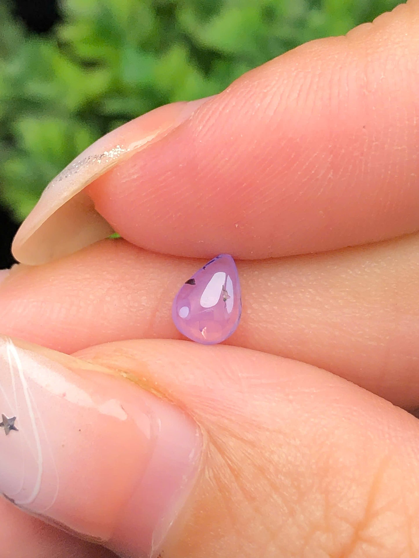 Natural purple Sapphire Cacbochon Luc Yen 0,48ct   - 140126HG