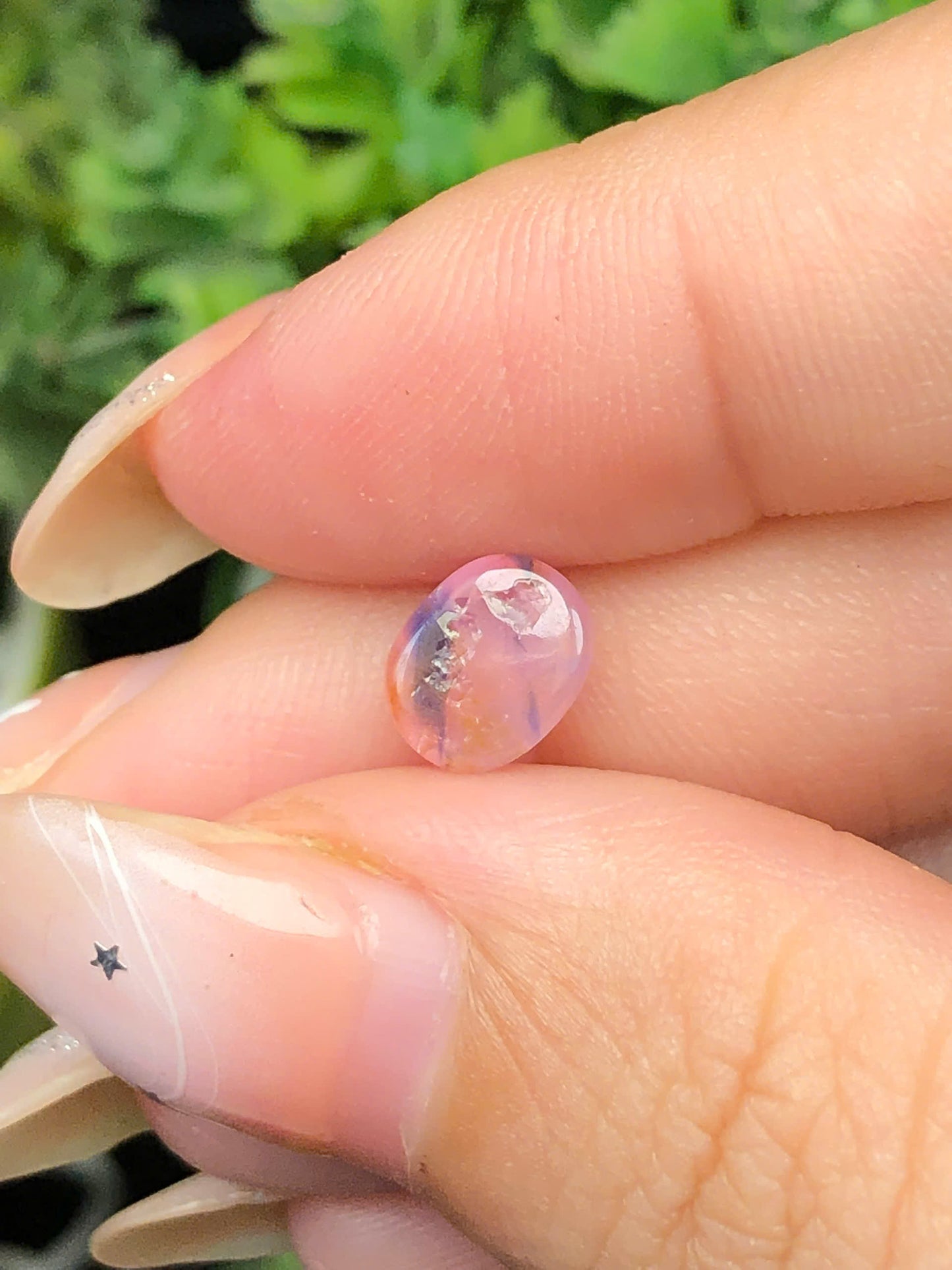 Natural light purple sapphire cacbochon LụcYên 1,48ct _ 140122HG