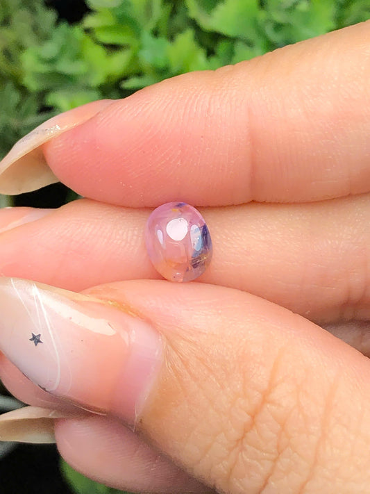 Natural light purple sapphire cacbochon LụcYên 1,48ct _ 140122HG