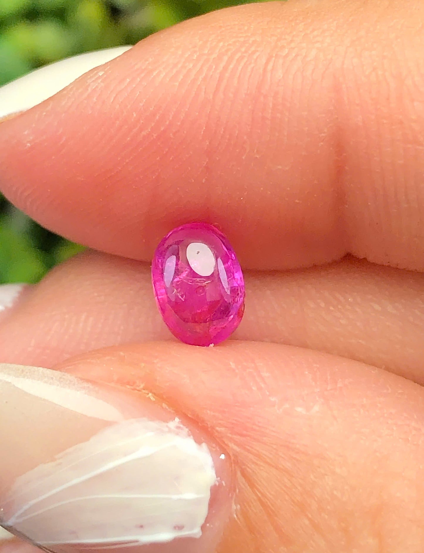 Natural Ruby Cacbochon Luc Yen 0,87ct -140110HG