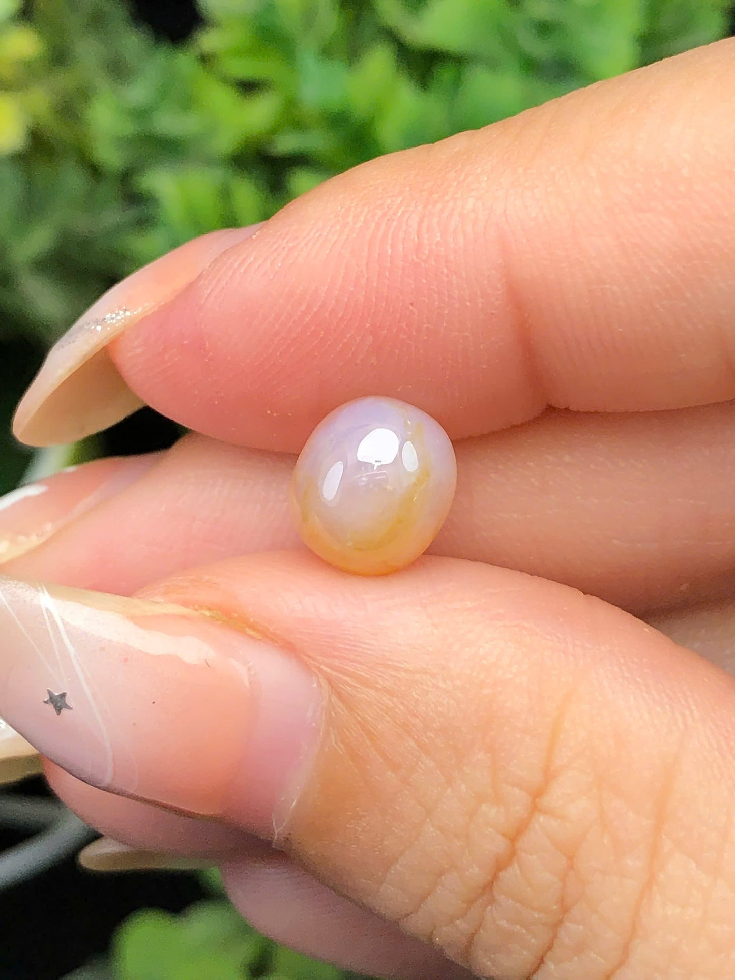 Natural light purple sapphire cacbochon LụcYên 2,88ct_140123HG