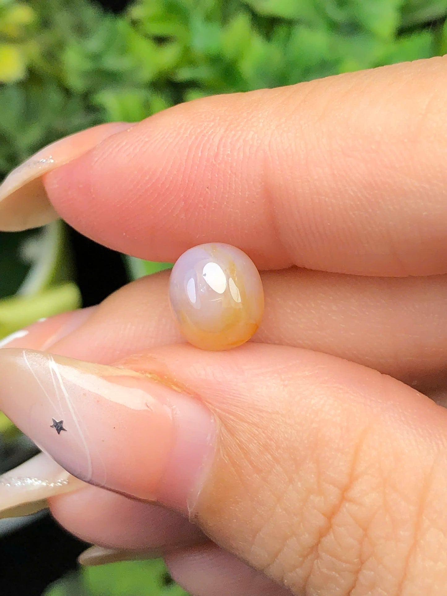 Natural light purple sapphire cacbochon LụcYên 2,88ct_140123HG